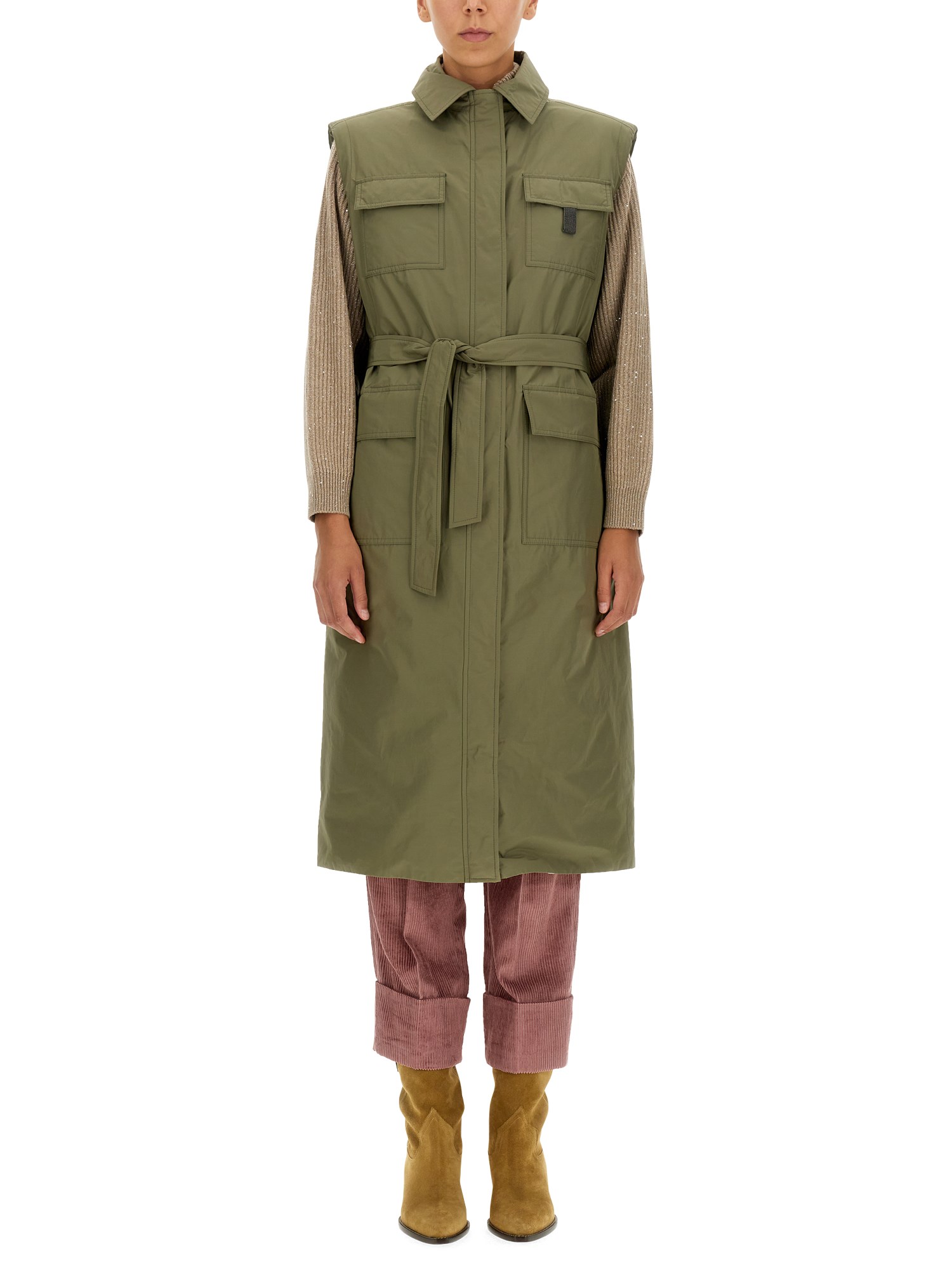 Brunello Cucinelli brunello cucinelli taffeta trench coat