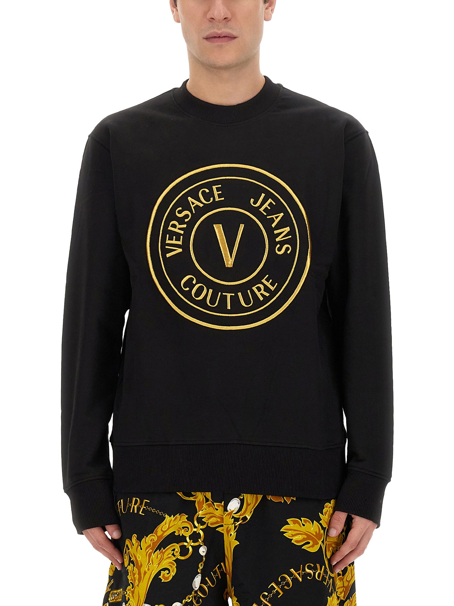 Versace Jeans Couture versace jeans couture "v-emblem" sweatshirt