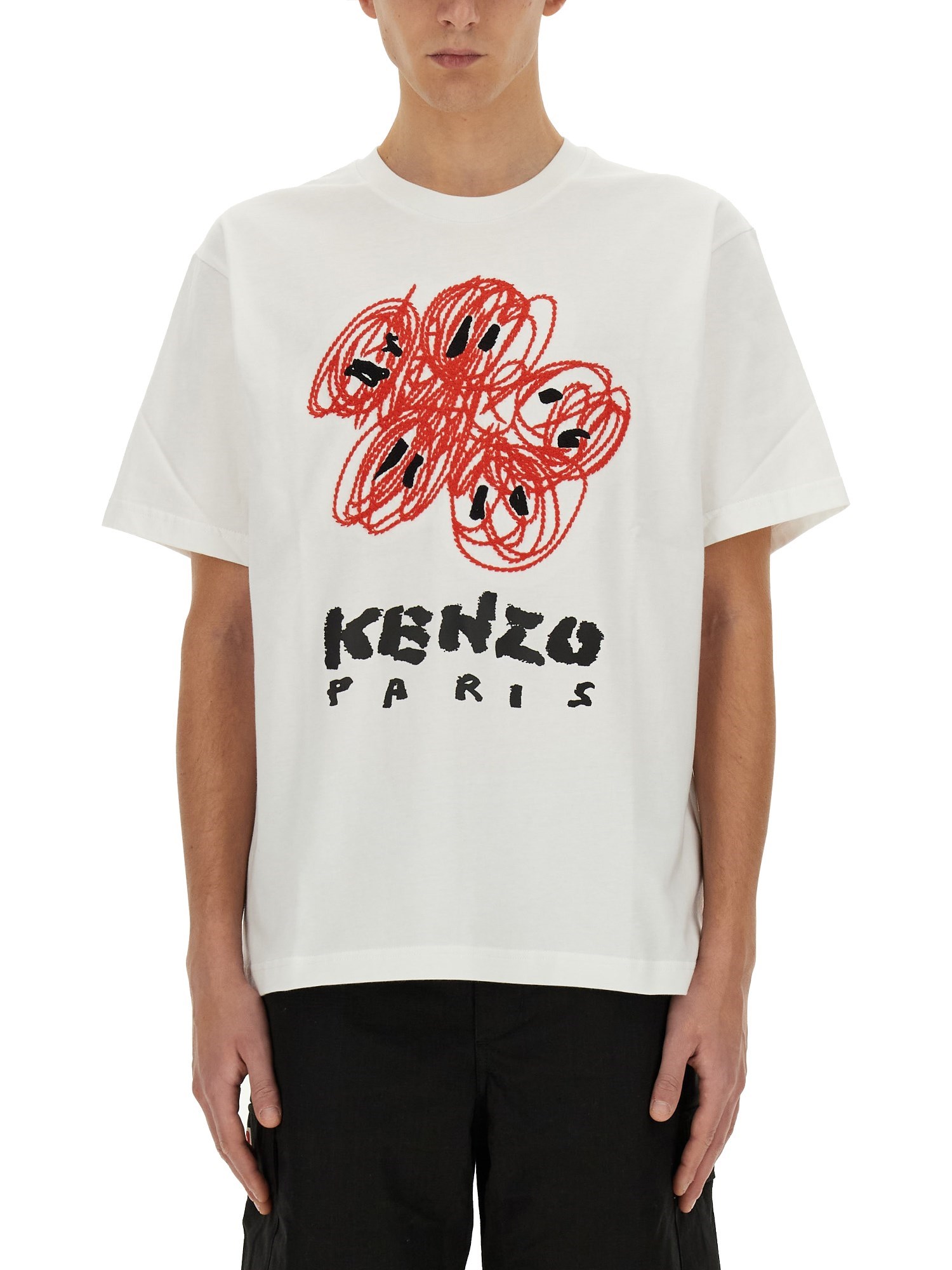 Kenzo kenzo "kenzo drawn varsity" t-shirt