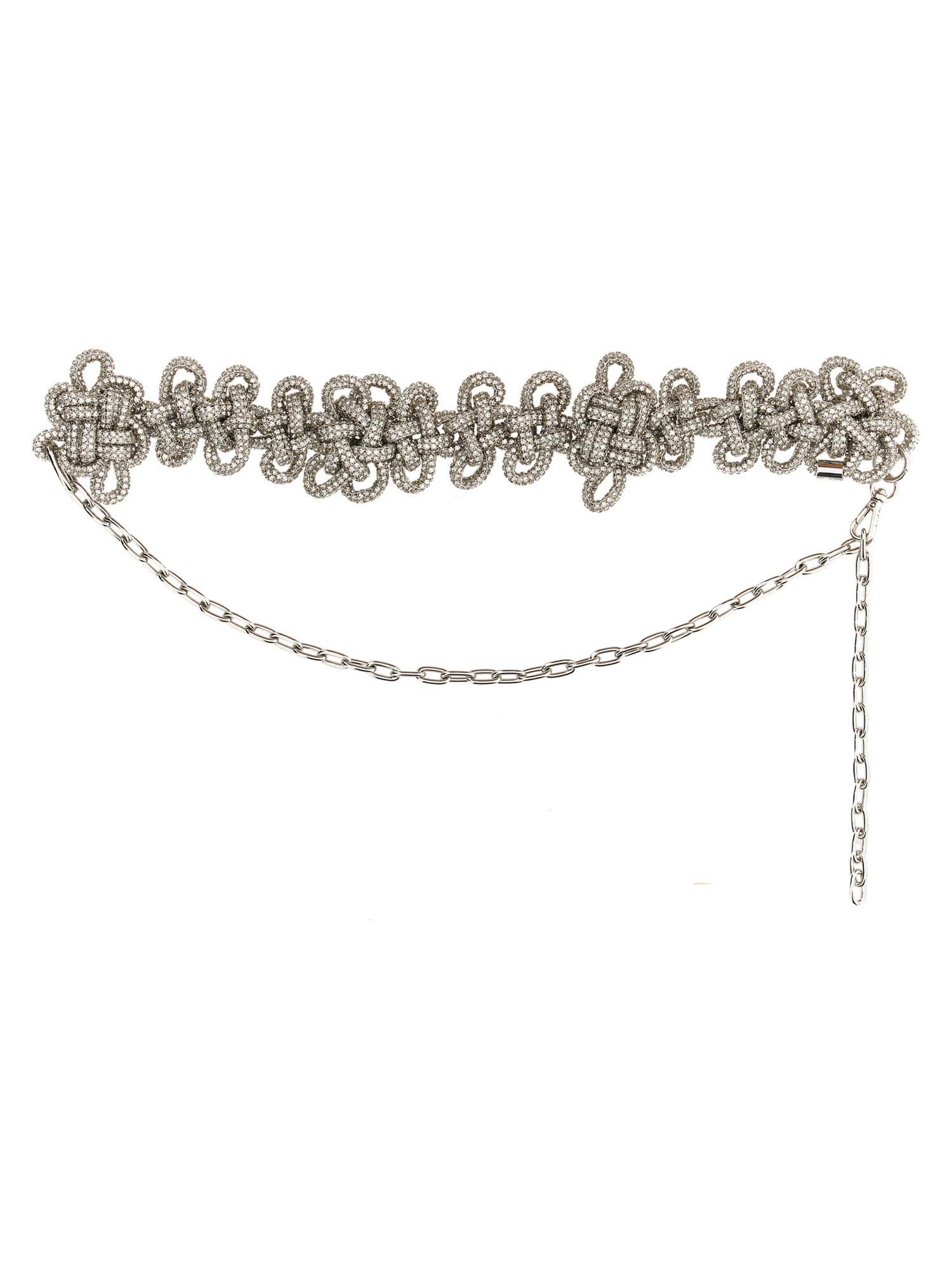 Kara kara crystal knot belt