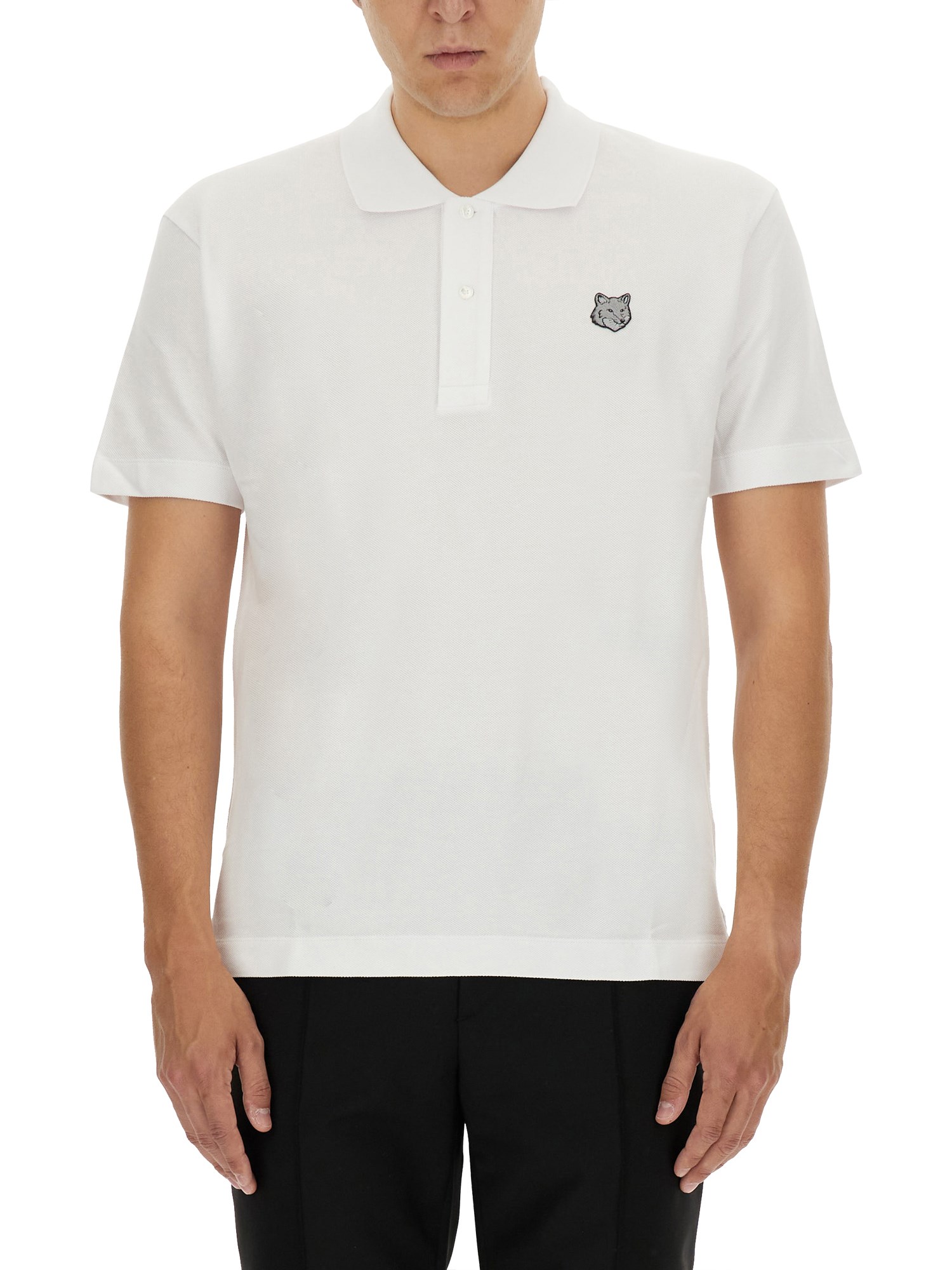 Maison Kitsuné maison kitsuné polo with logo