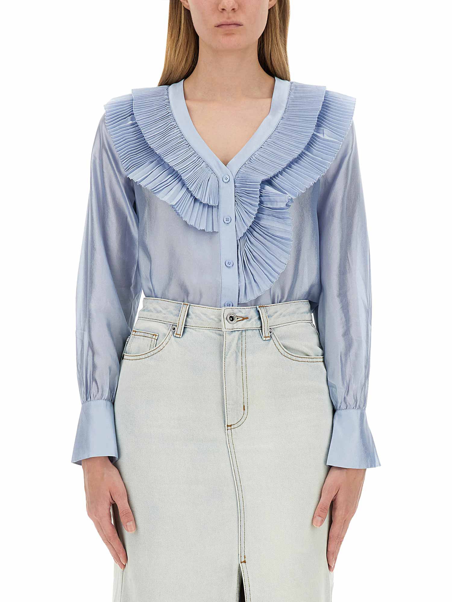 Self-Portrait self-portrait organza blouse