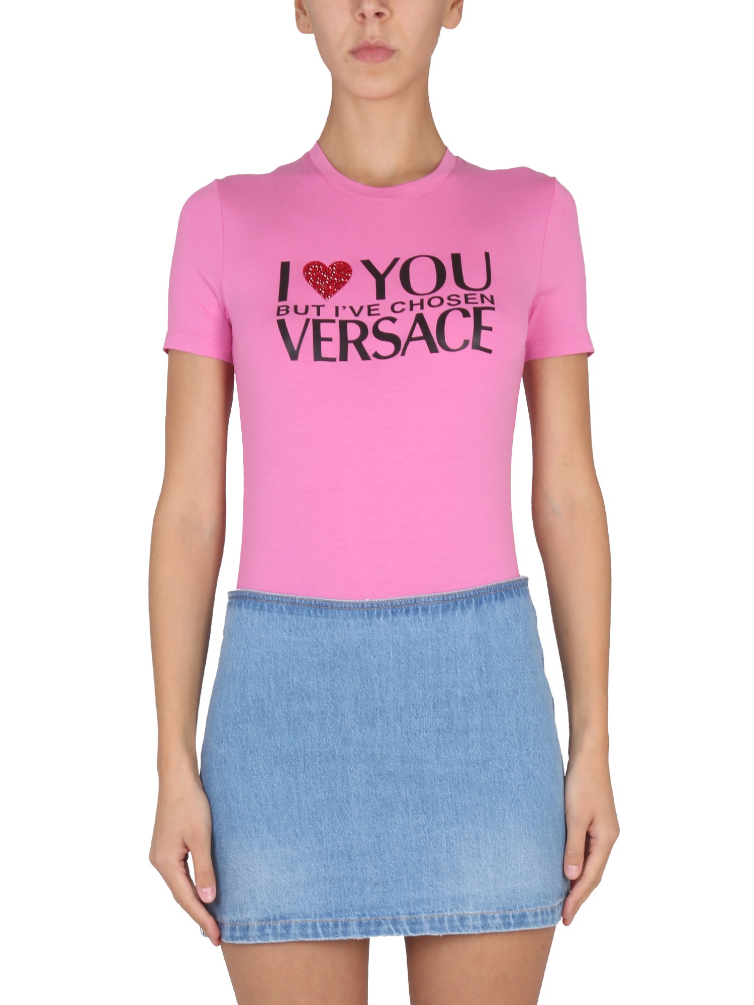 Versace versace t-shirt with logo