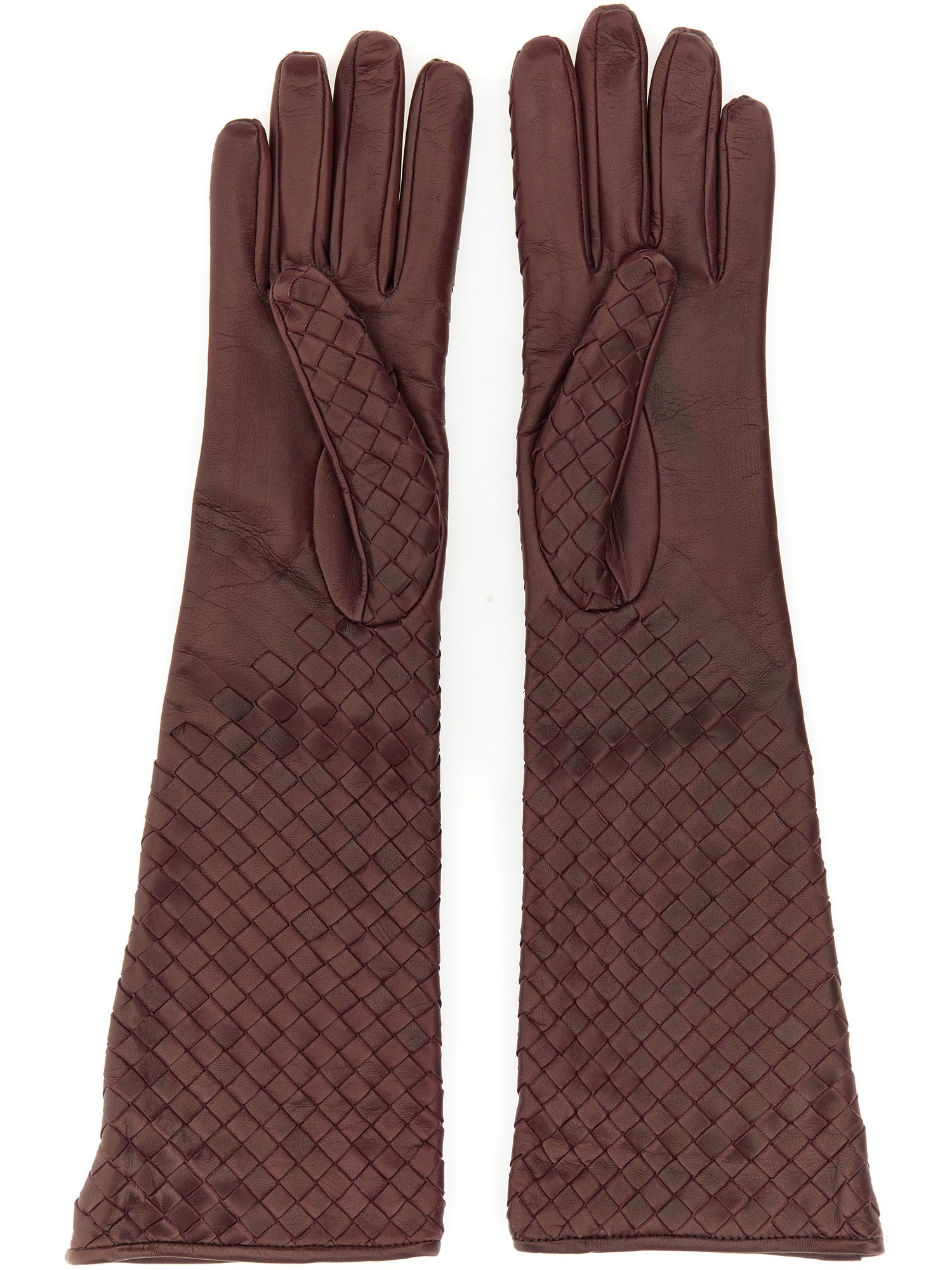 Bottega Veneta bottega veneta leather midi gloves