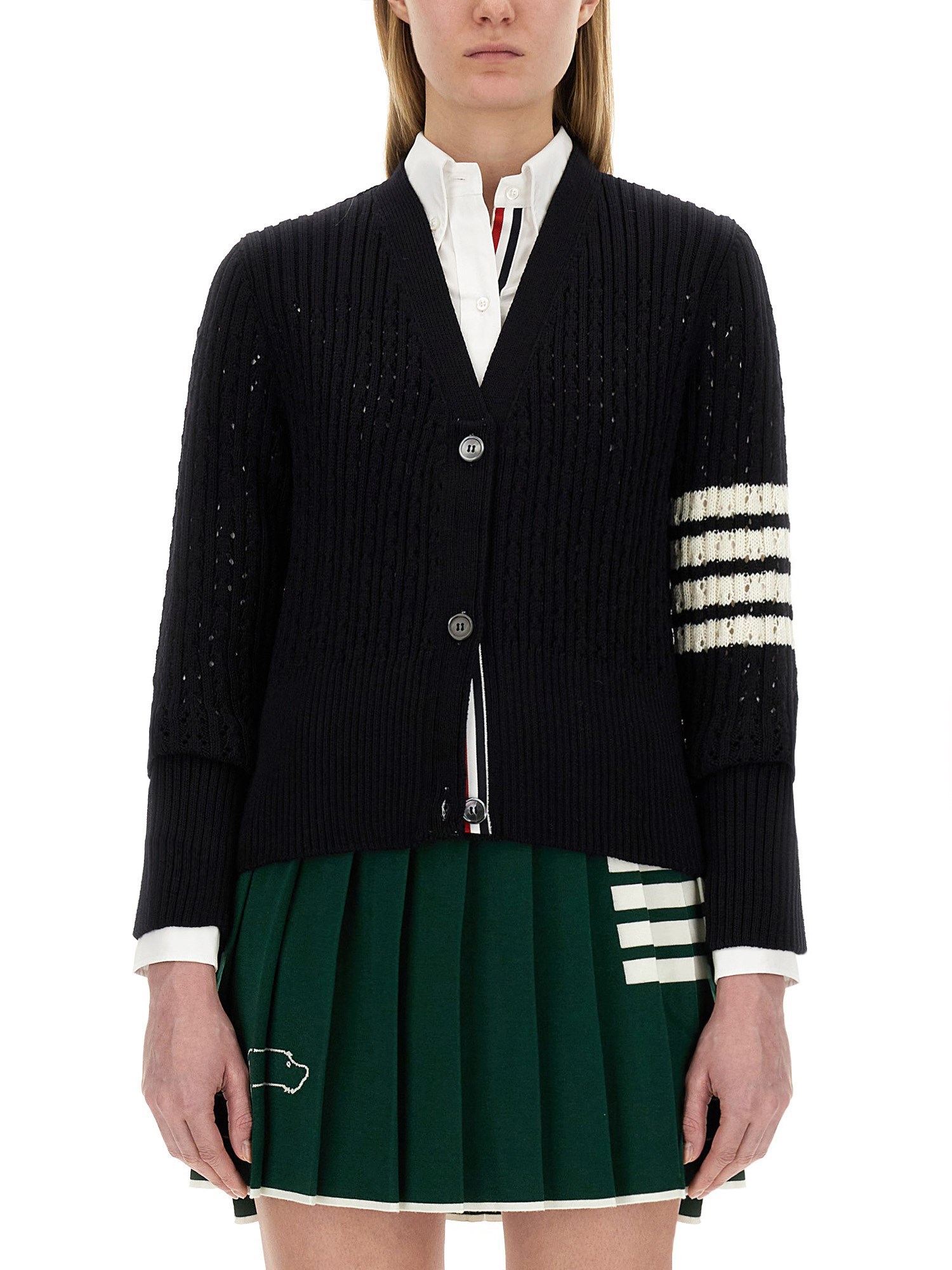 Thom Browne thom browne virgin wool cardigan