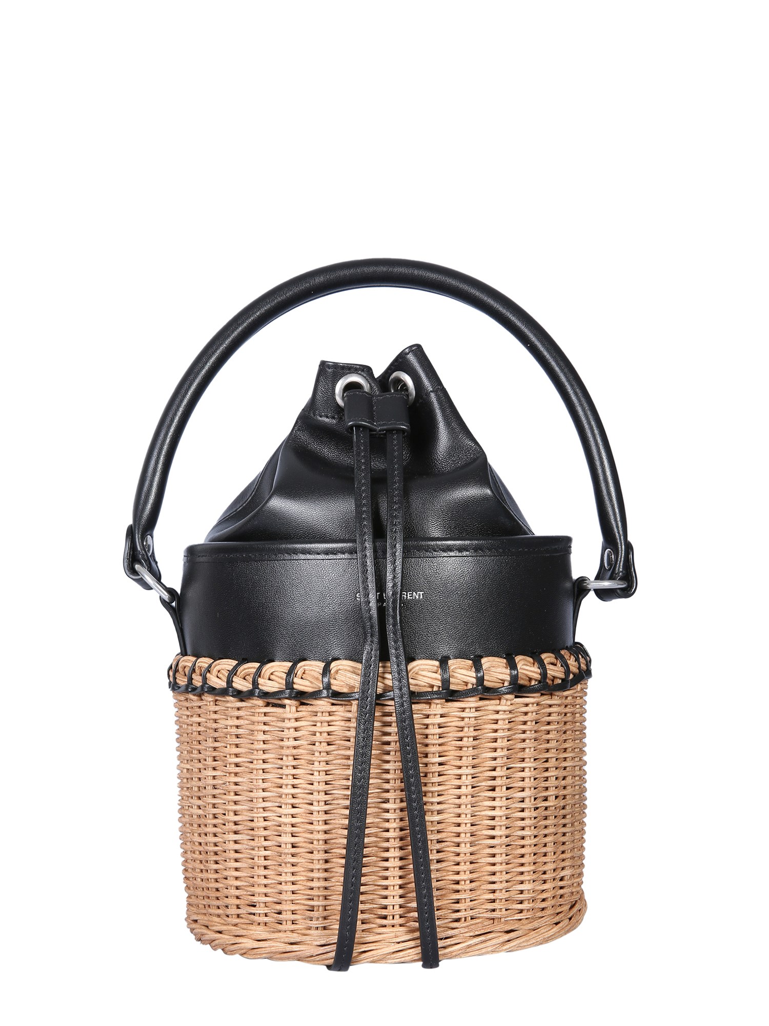 Saint Laurent saint laurent small bahia bucket bag