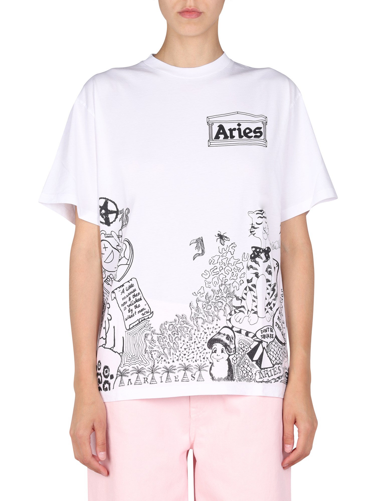 Aries aries "doodle" t-shirt