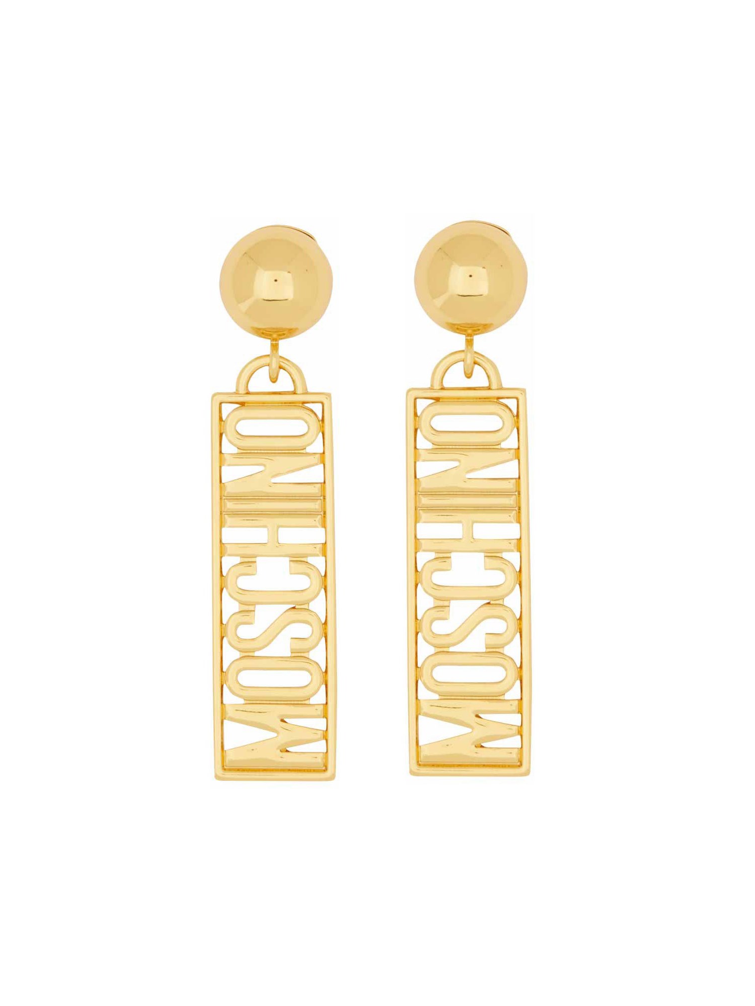 Moschino moschino logo earrings