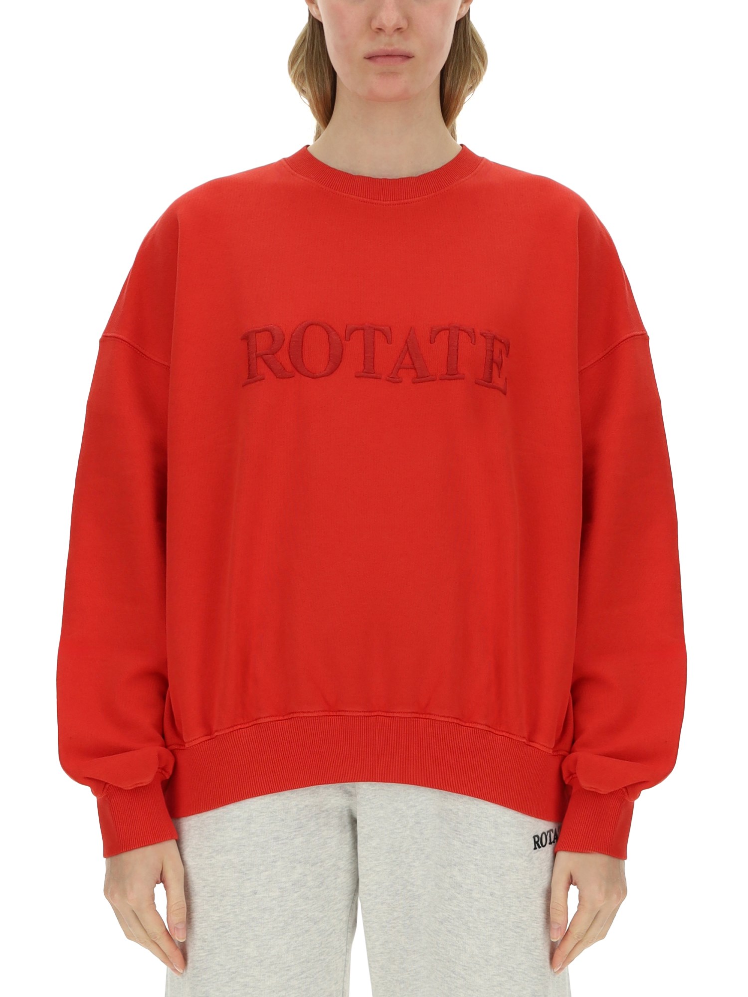  rotate birger christensen sweatshirt with logo