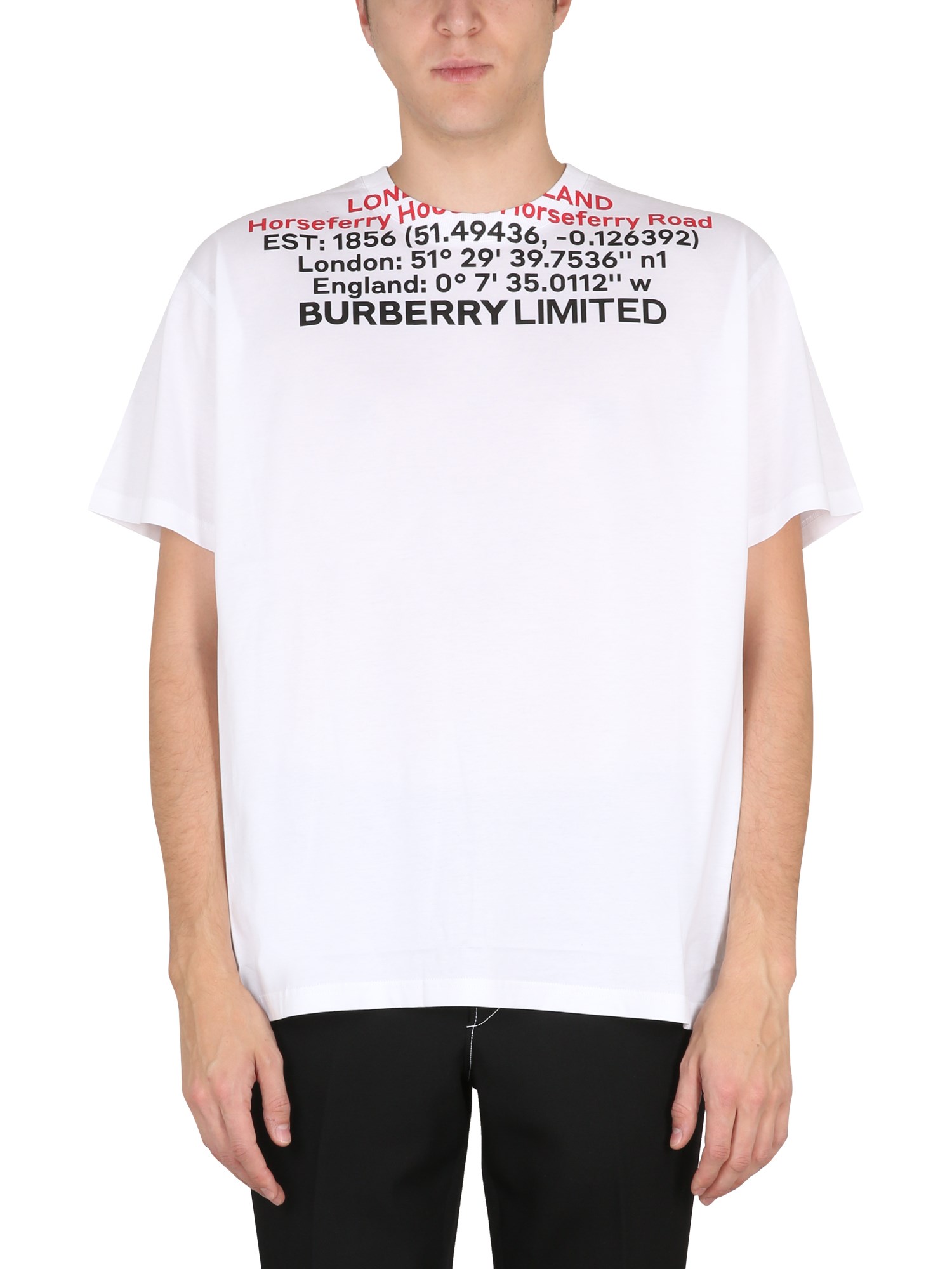 Burberry burberry logo print t-shirt