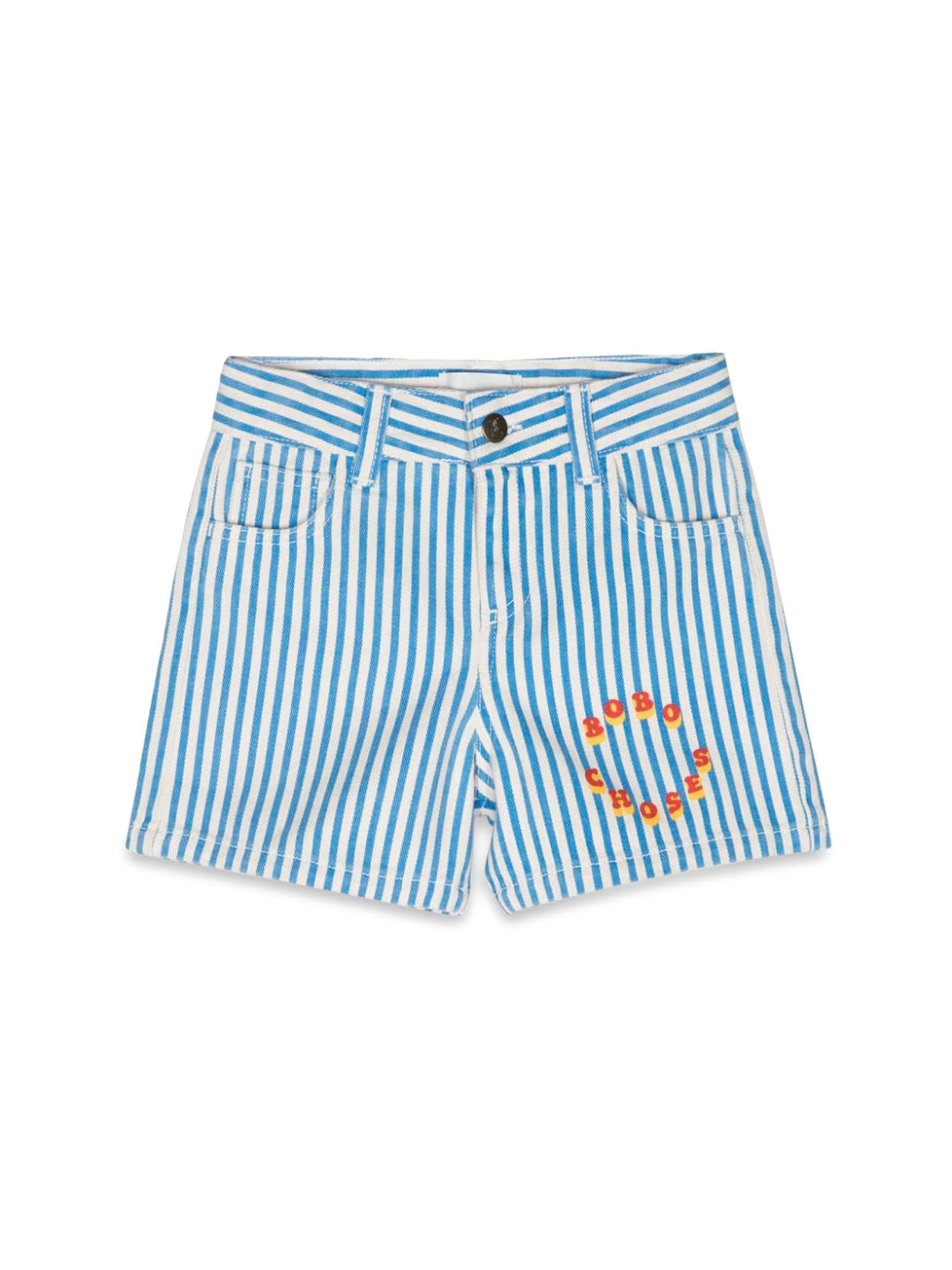 Bobo Choses bobo choses bobo choses circle stripes woven shorts