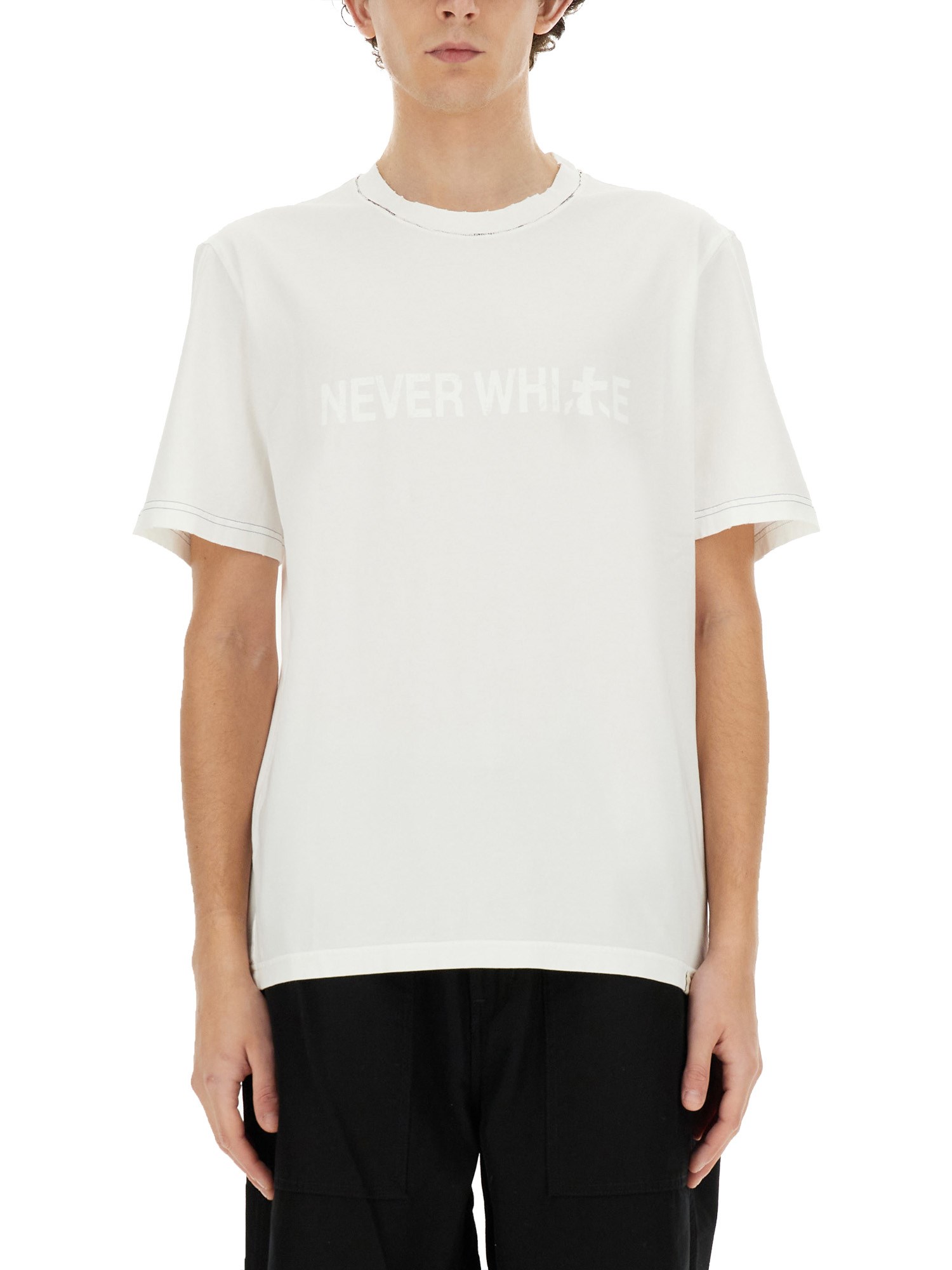 Premiata premiata "never white" t-shirt