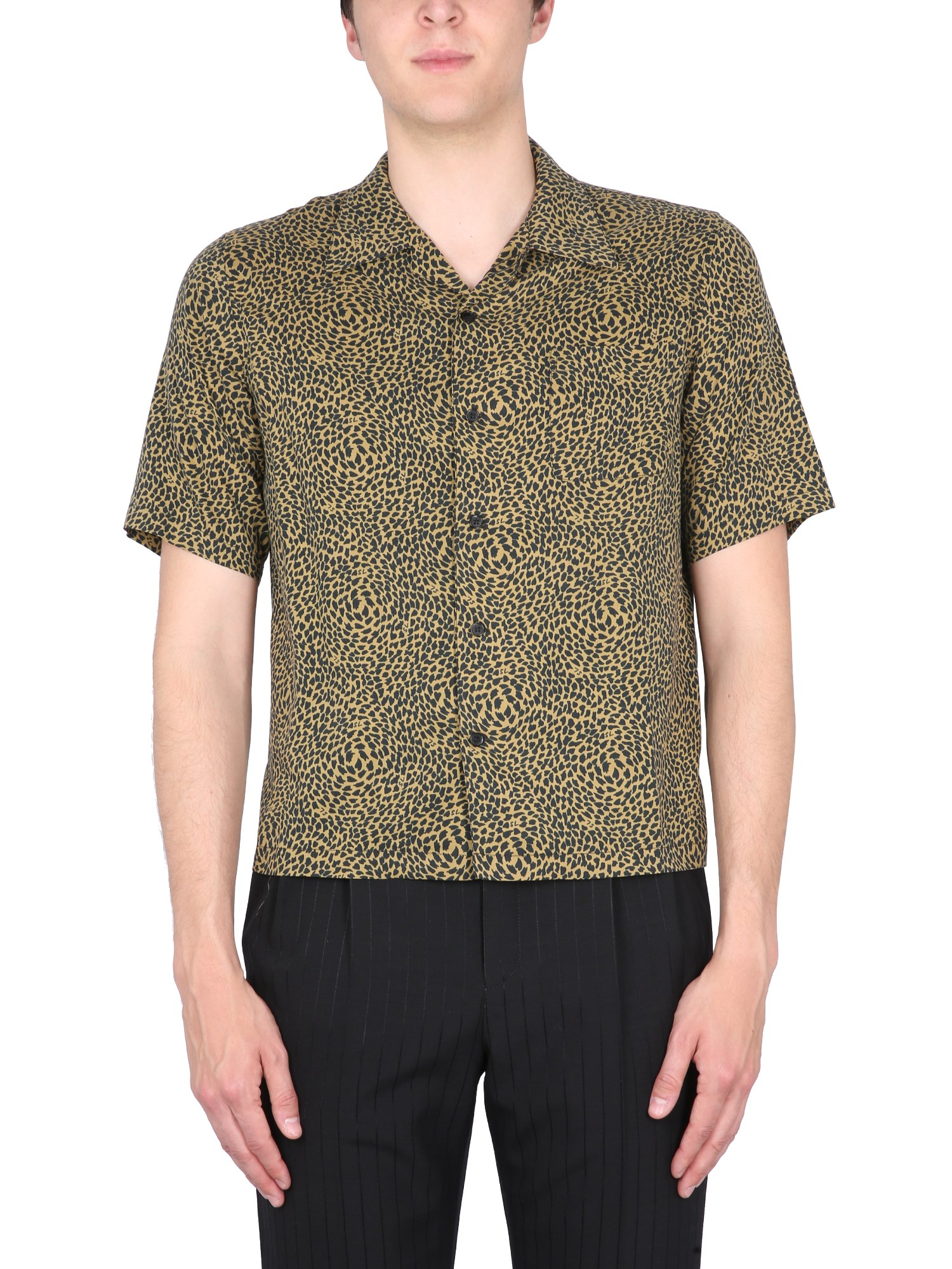 Saint Laurent saint laurent hawaiian shirt