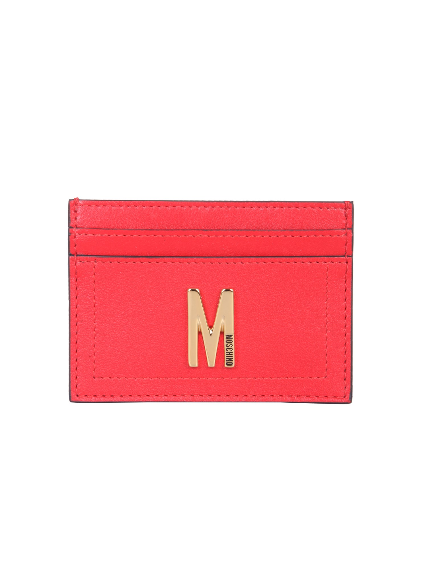 Moschino moschino leather card holder