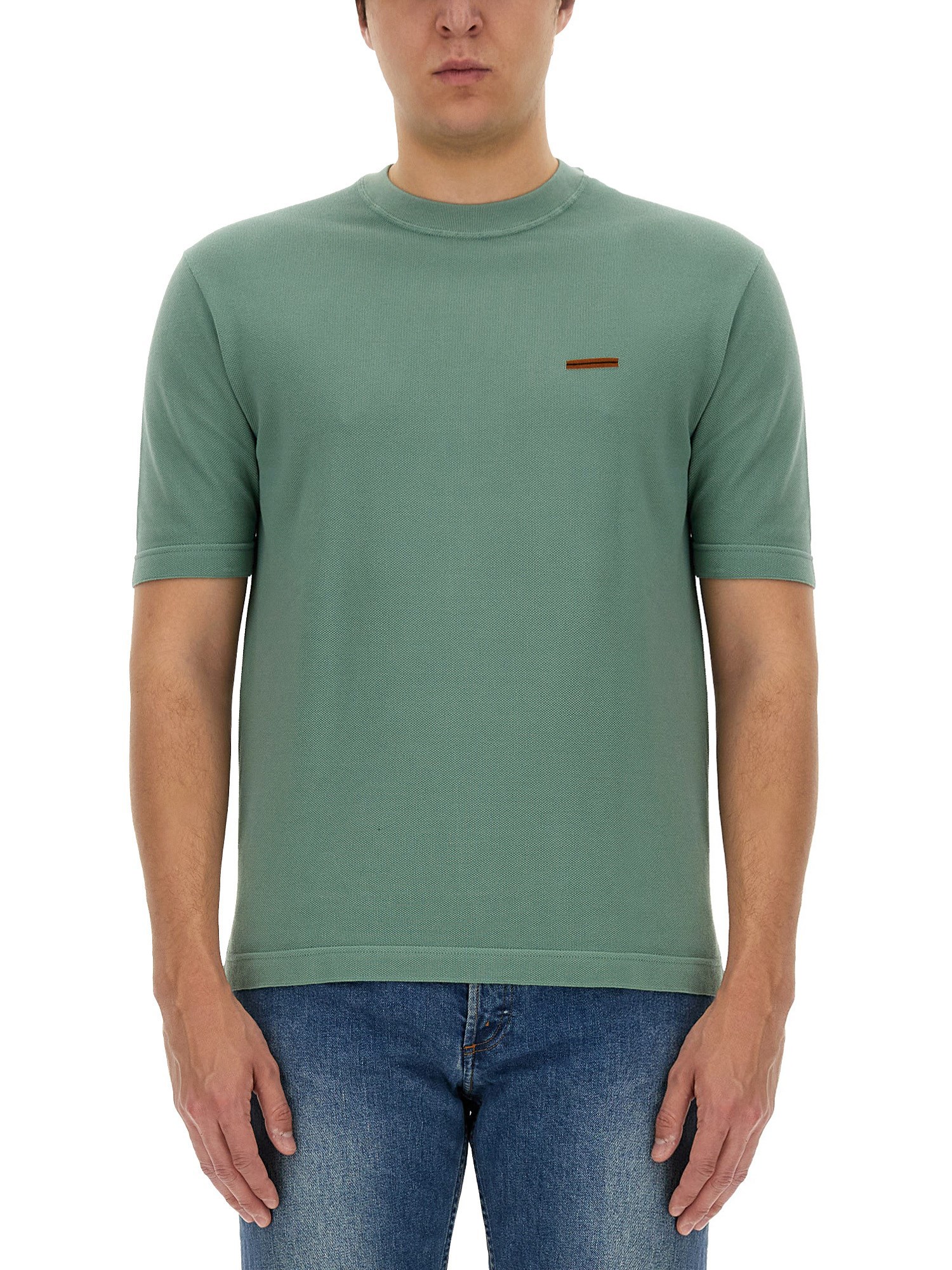 zegna zegna t-shirt with logo