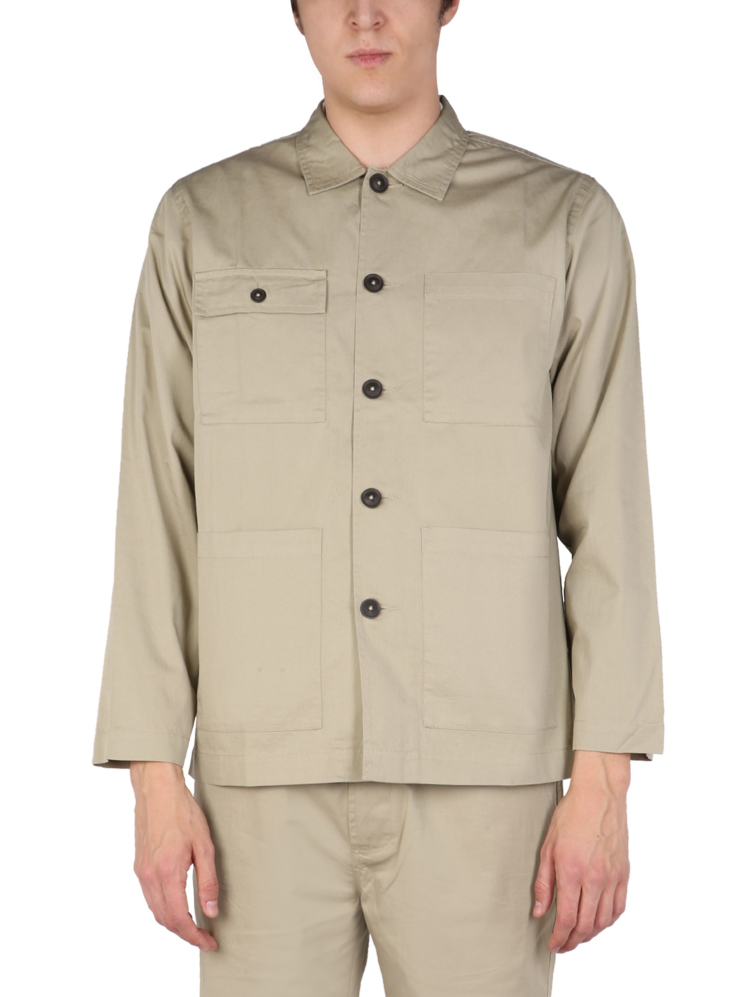 Universal Works universal works twill shirt