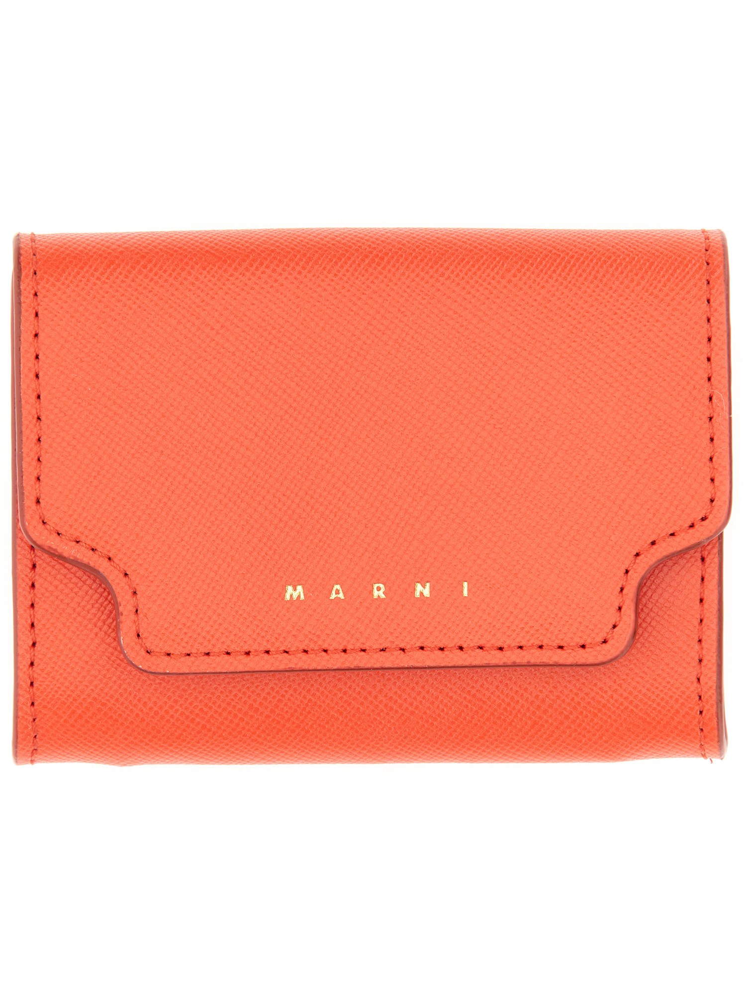 Marni marni saffiano leather coin purse