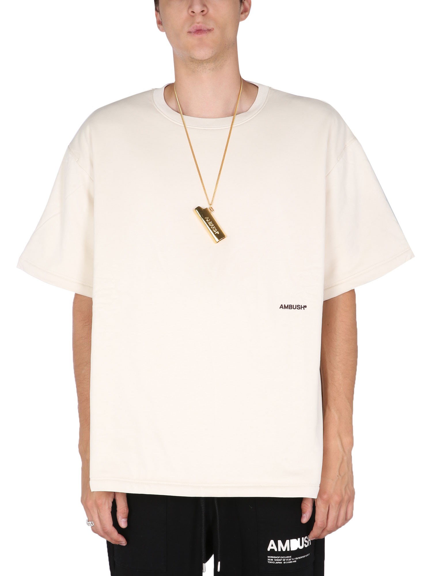 AMBUSH ambush padded t-shirt with embroidered logo