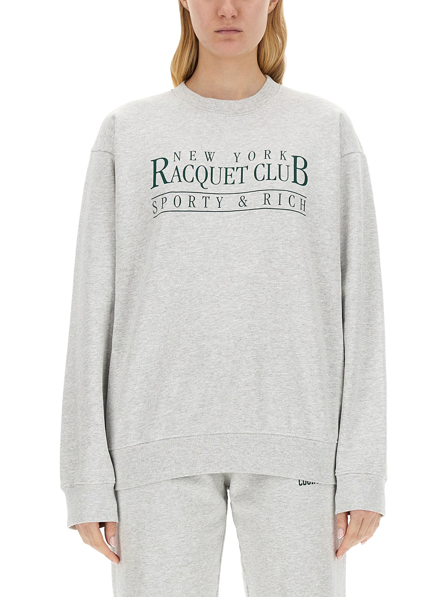 Sporty & Rich sporty & rich sweatshirt with logo