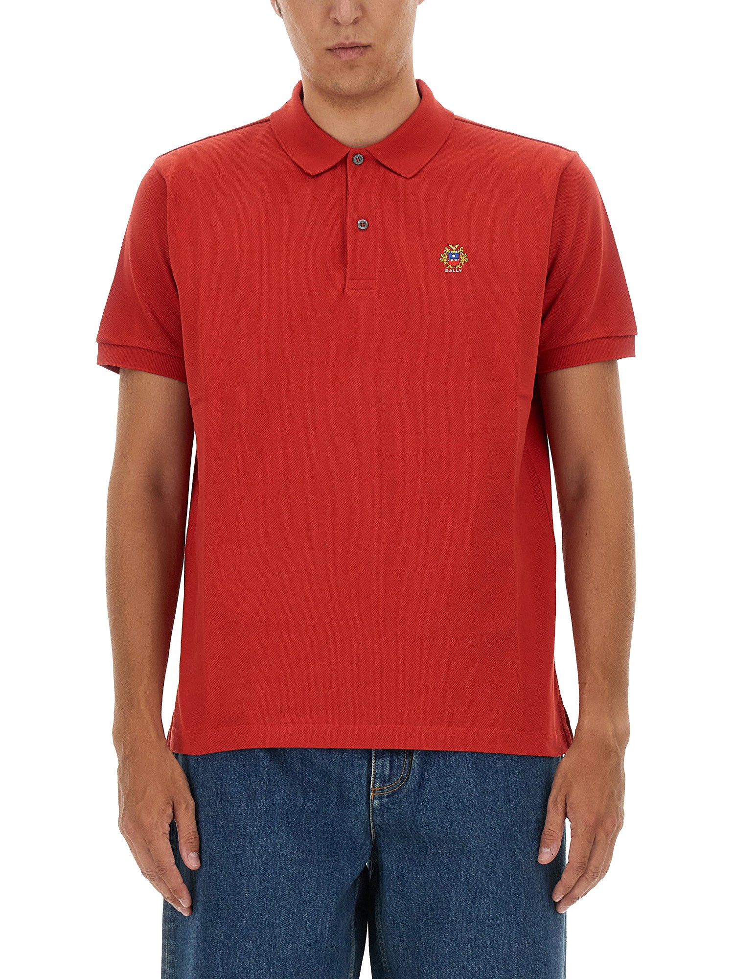 BALLY bally polo with logo