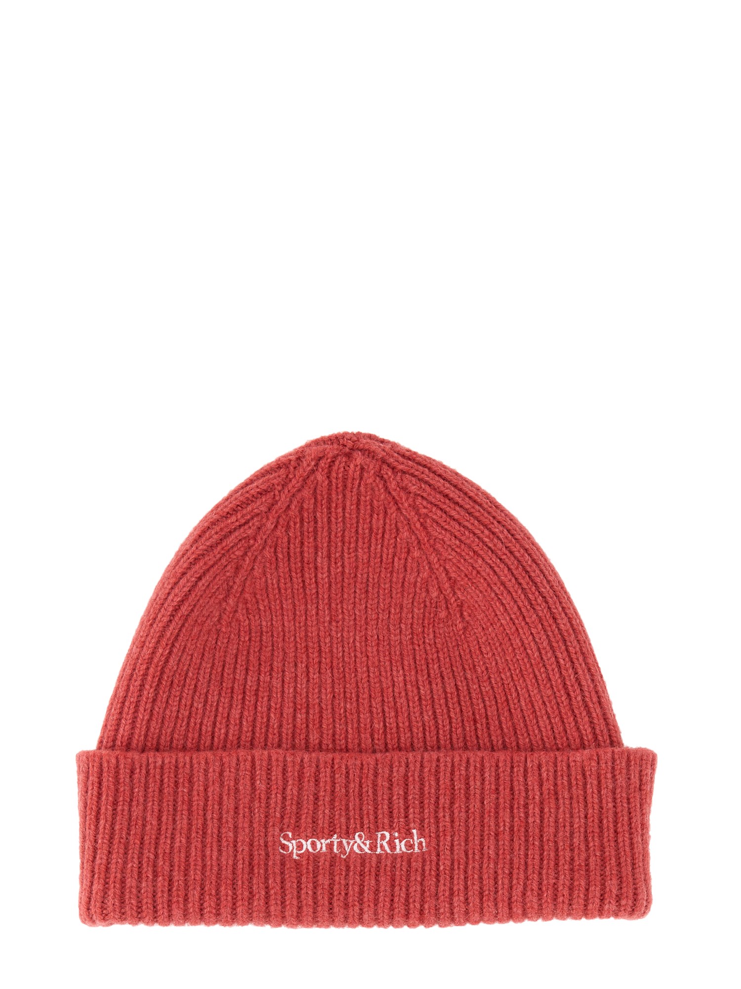 Sporty & Rich sporty & rich beanie hat with logo embroidery