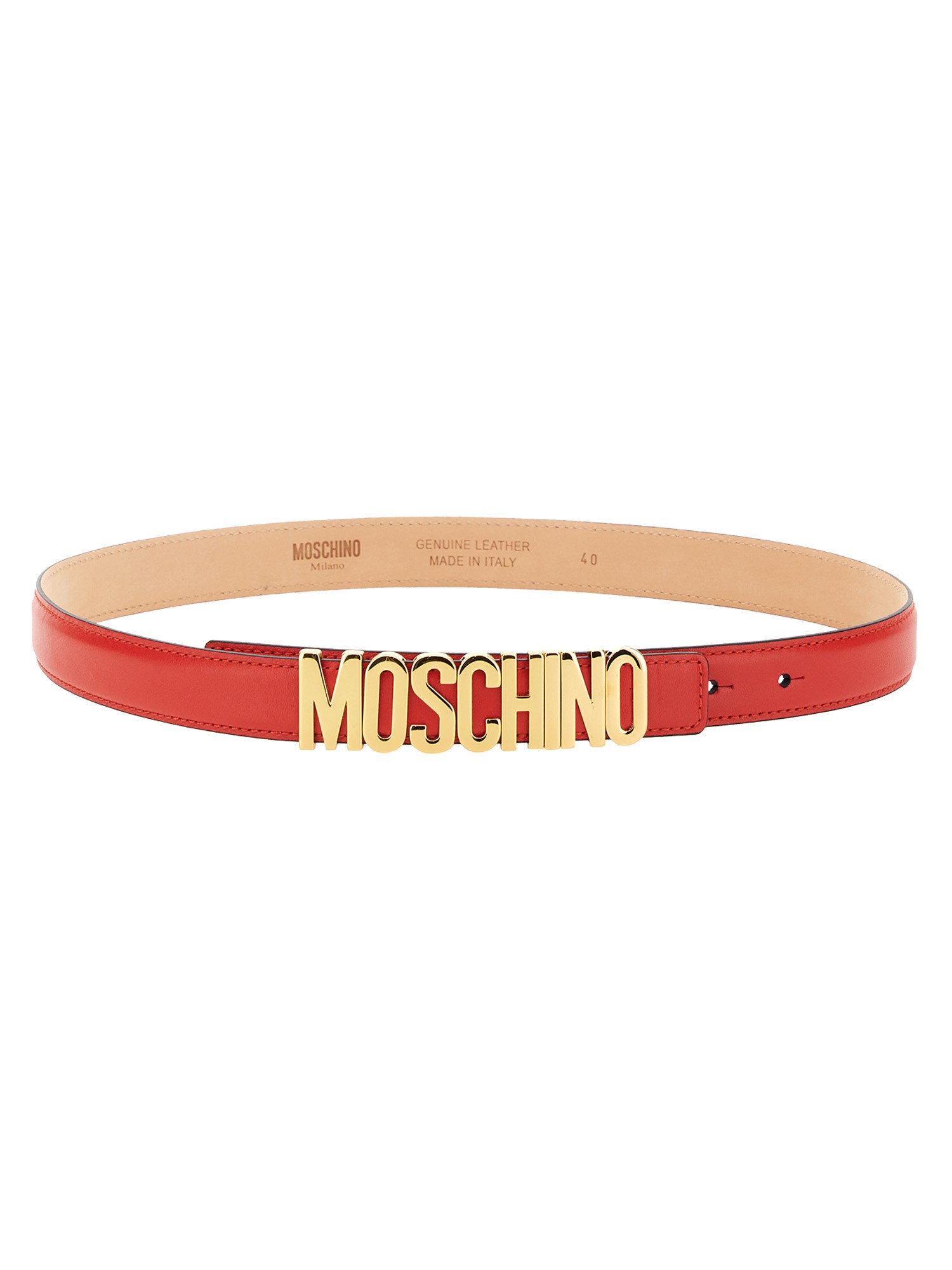 Moschino moschino belt with logo