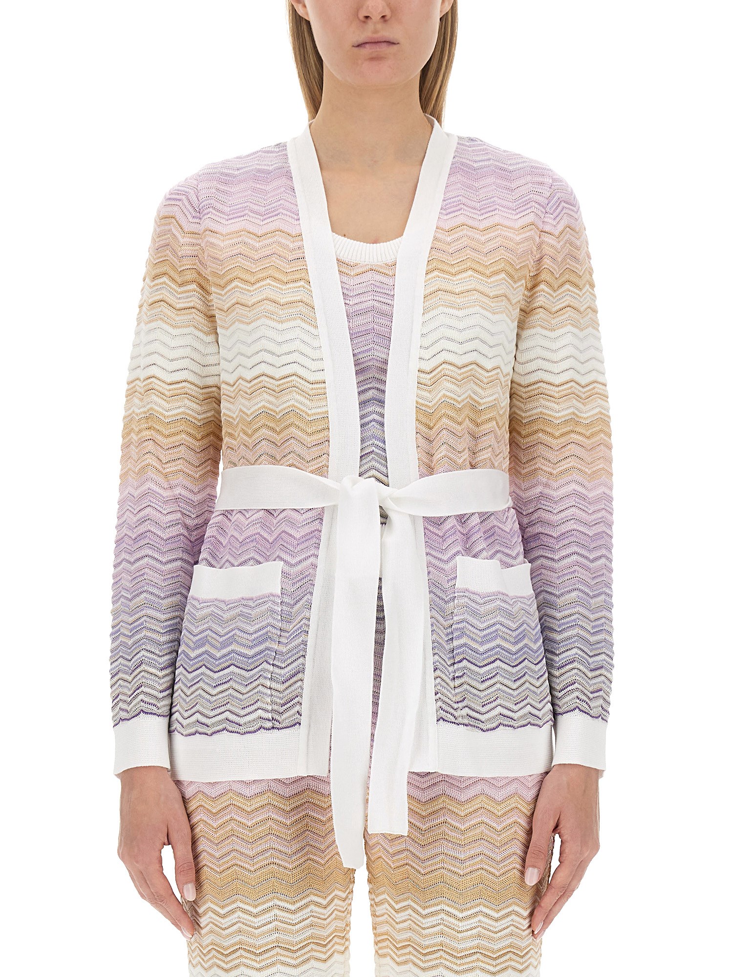 Missoni missoni belted cardigan