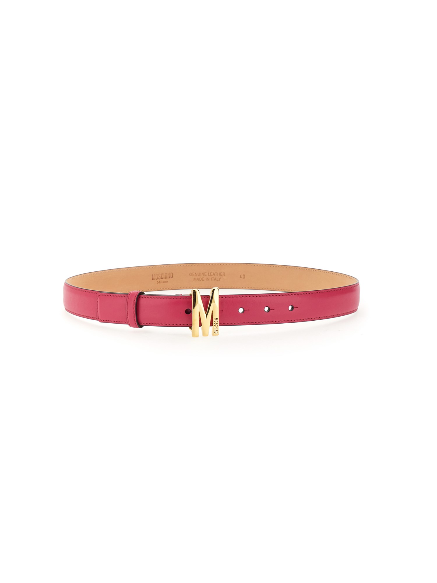 Moschino moschino belt with logo m