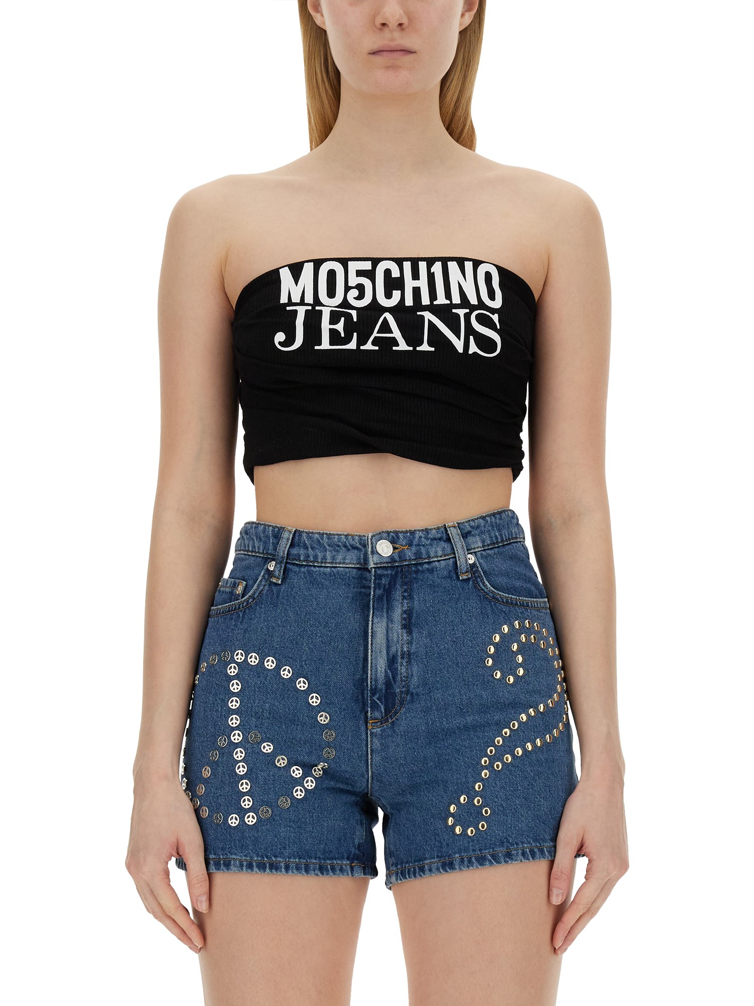 Moschino Jeans moschino jeans tops with logo