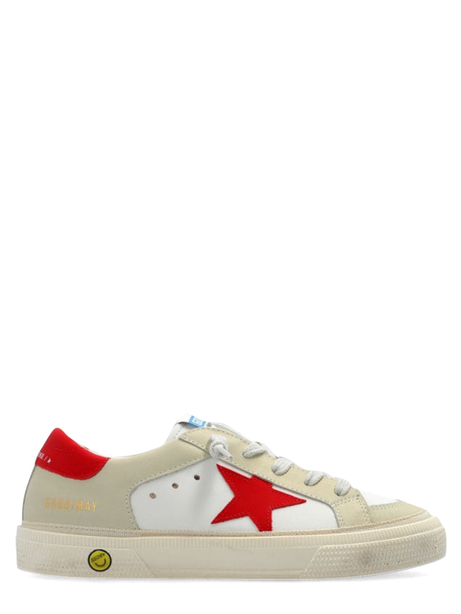 Golden Goose golden goose may leather and nubuck upper leather star and heel