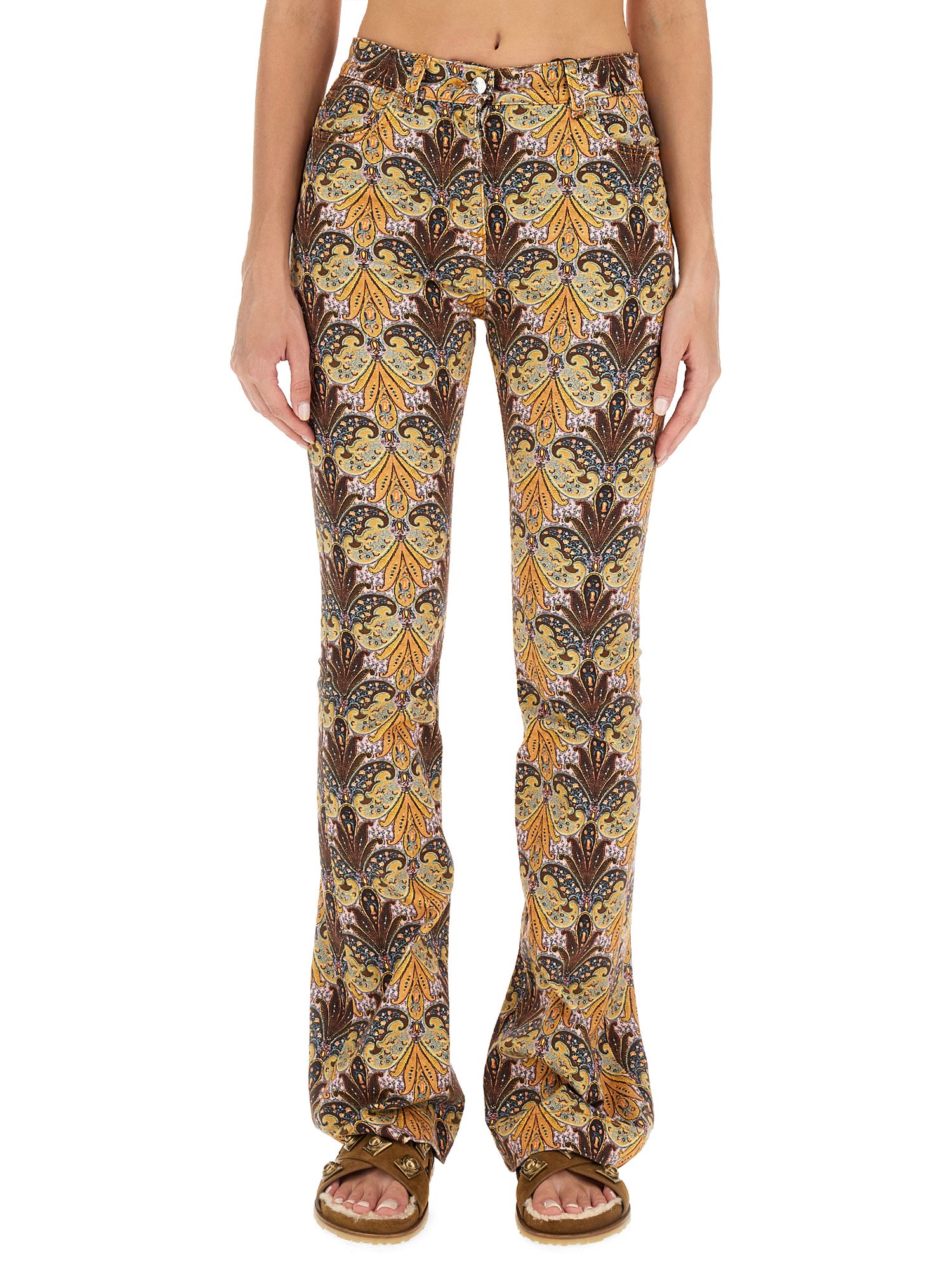 Etro etro paisley print jeans