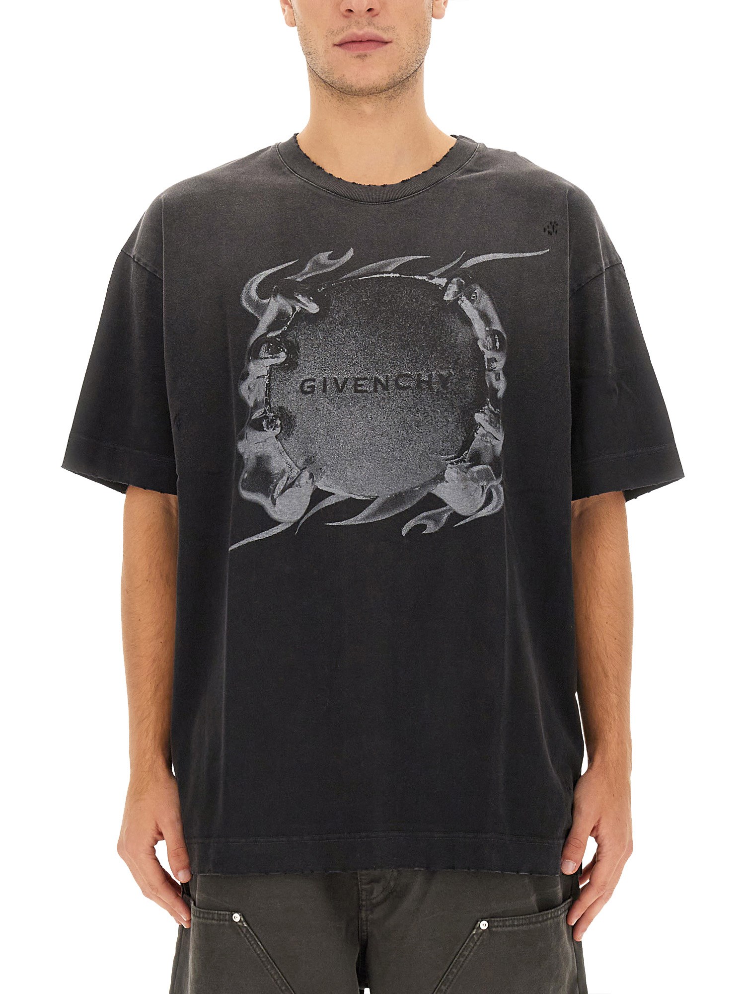 Givenchy givenchy ring logo t-shirt