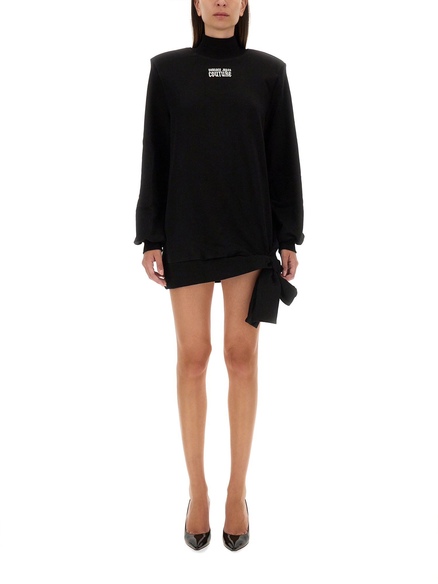 Versace Jeans Couture versace jeans couture sweatshirt dress with logo