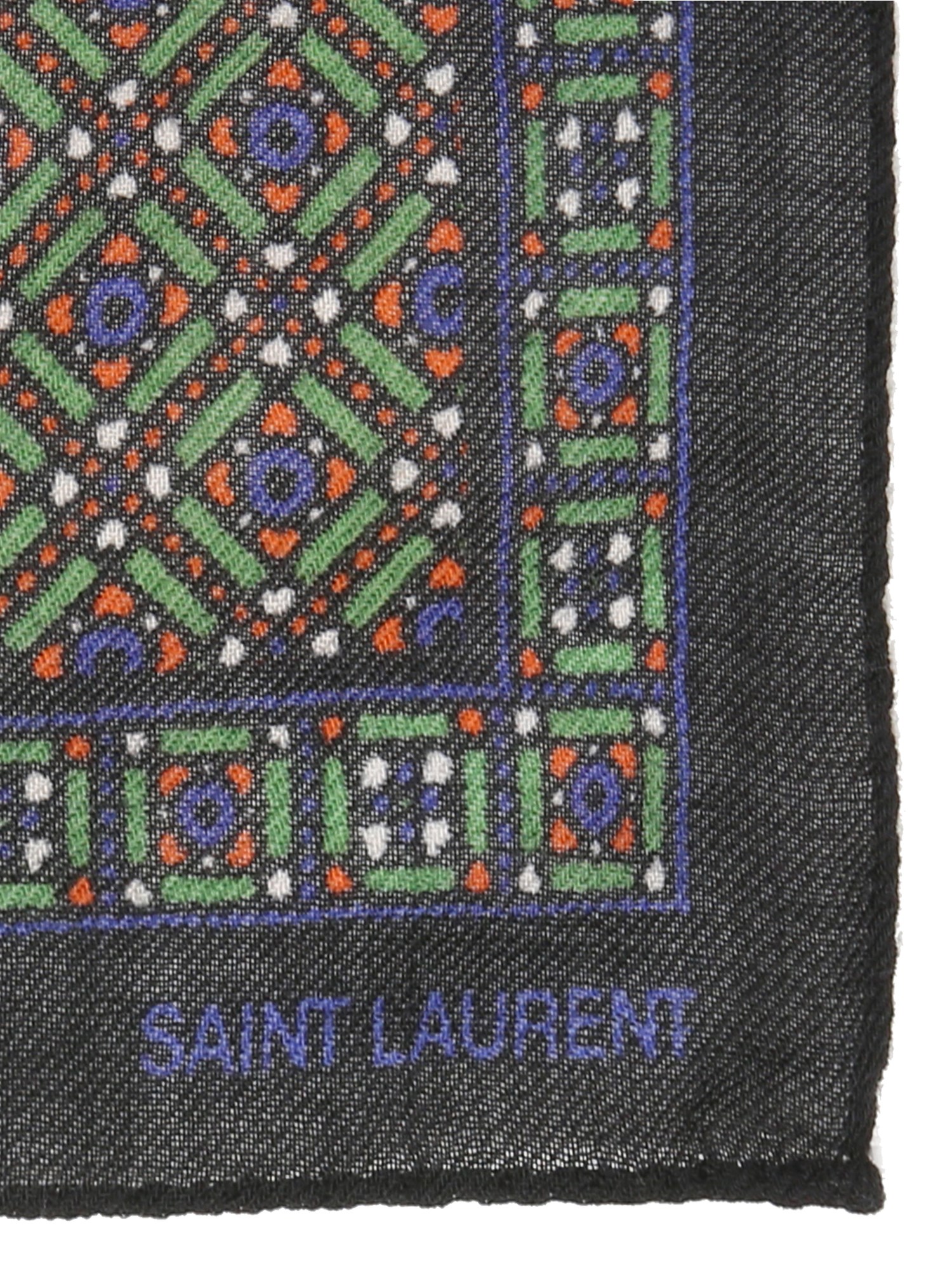 Saint Laurent saint laurent argyle bandana