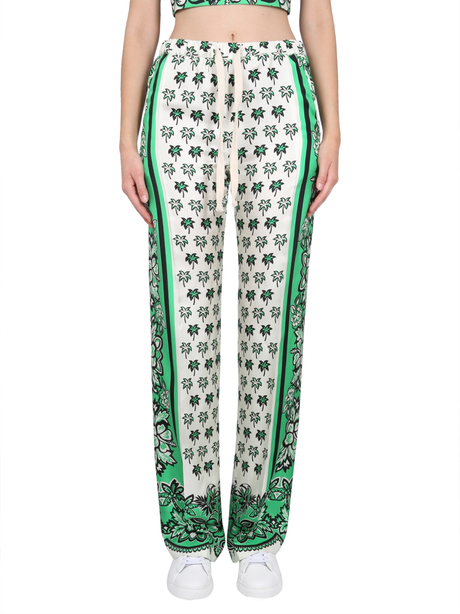 Red Valentino red valentino bandanda print pants