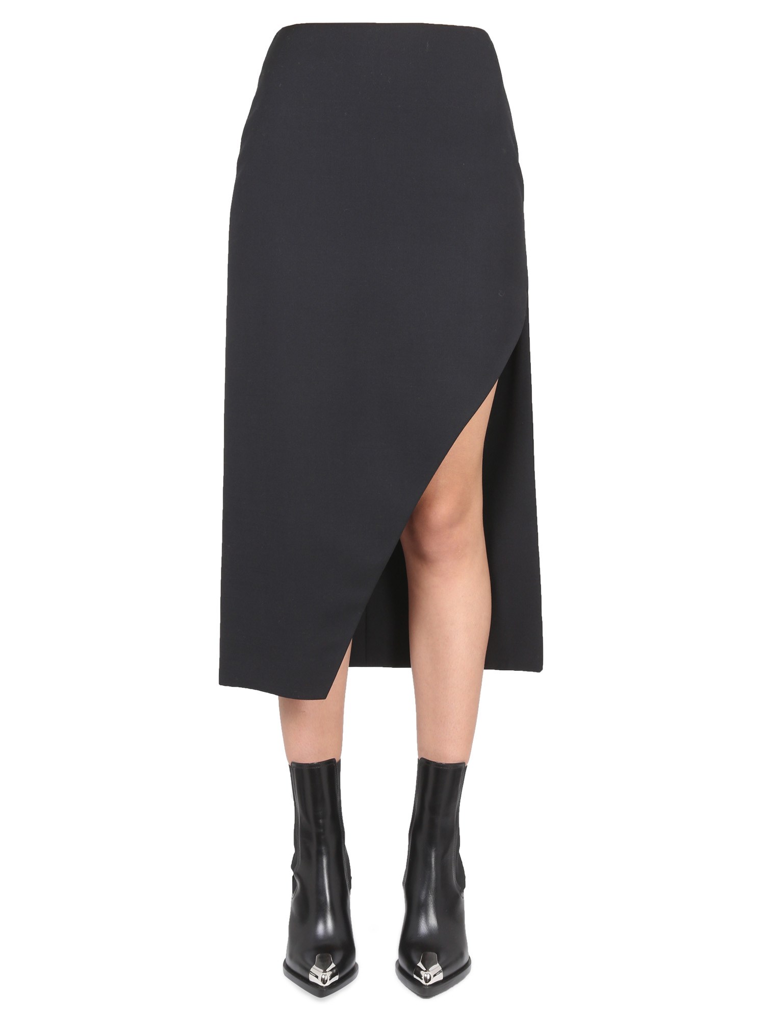 Alexander McQueen alexander mcqueen wool and mohair skirt