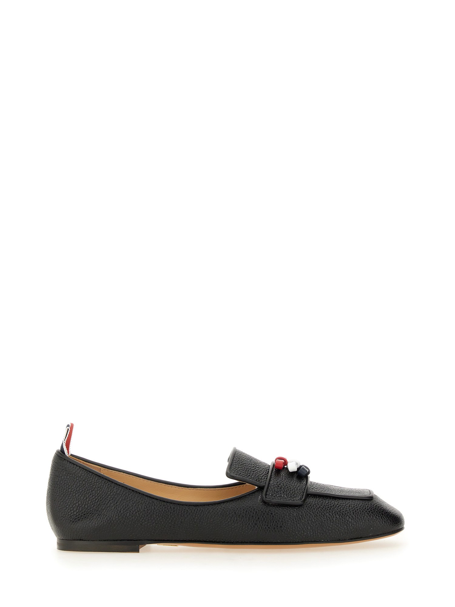 Thom Browne thom browne three bow moccasin