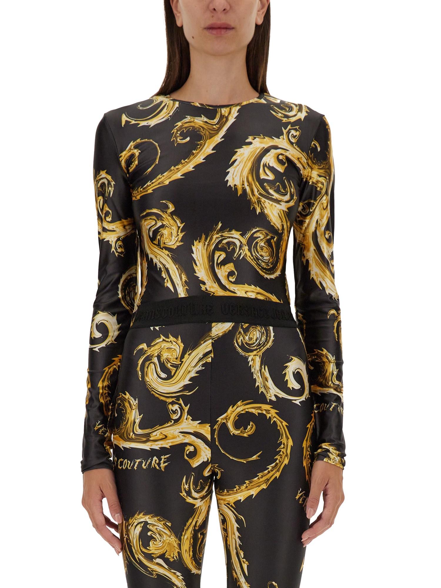 Versace Jeans Couture versace jeans couture leotard with print