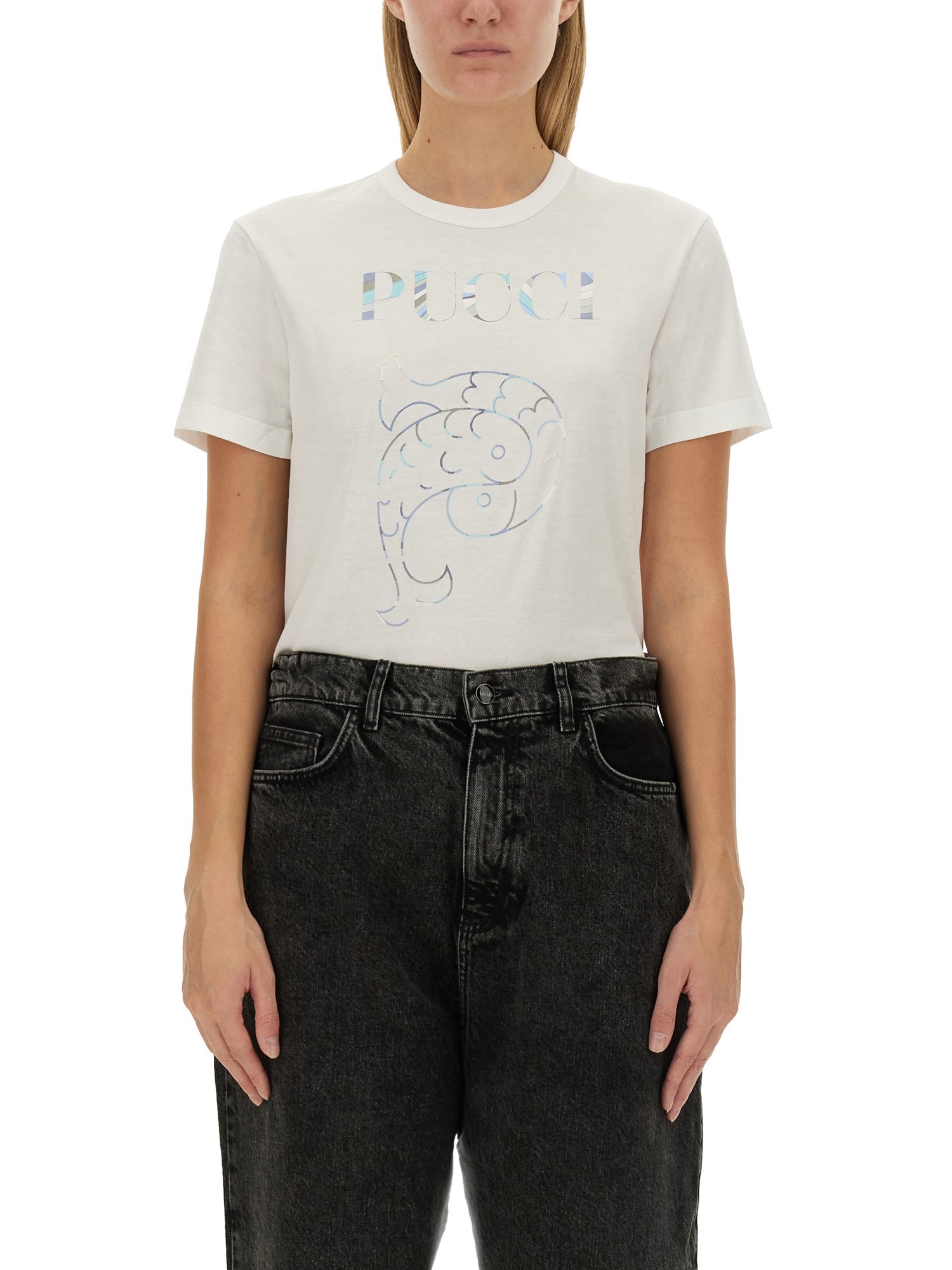 pucci pucci t-shirt with logo