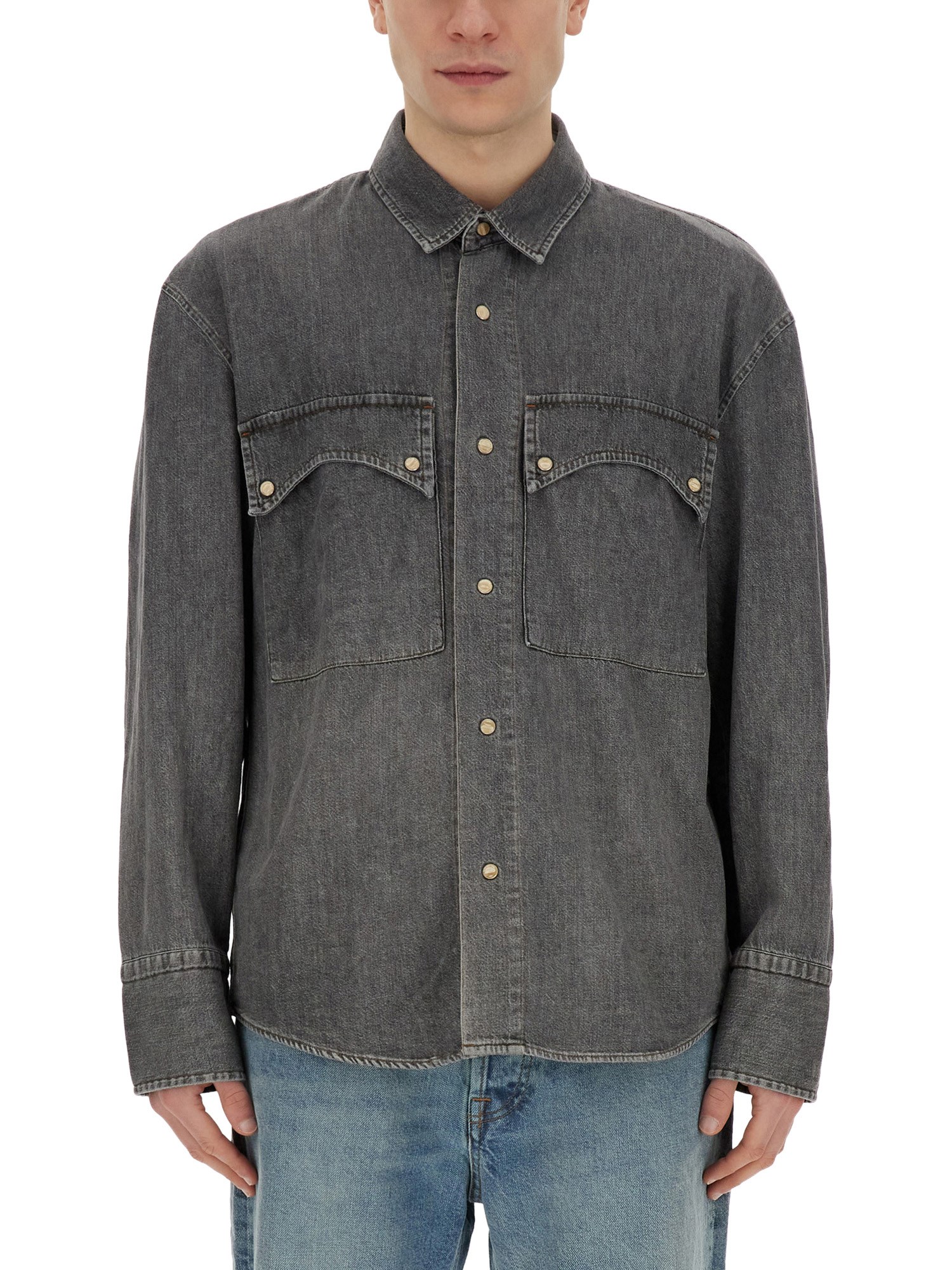 Amish amish denim shirt