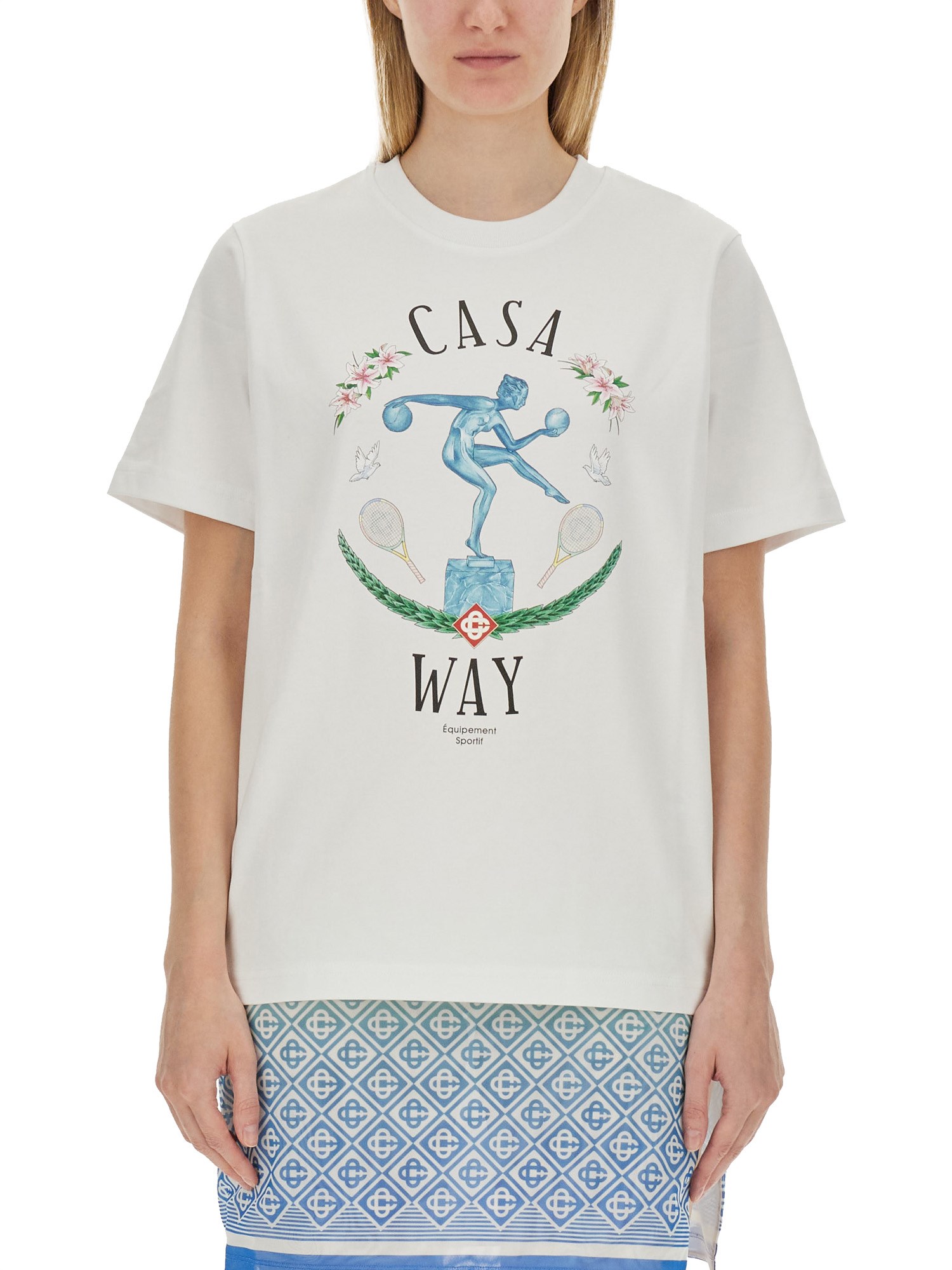 Casablanca casablanca t-shirt with logo