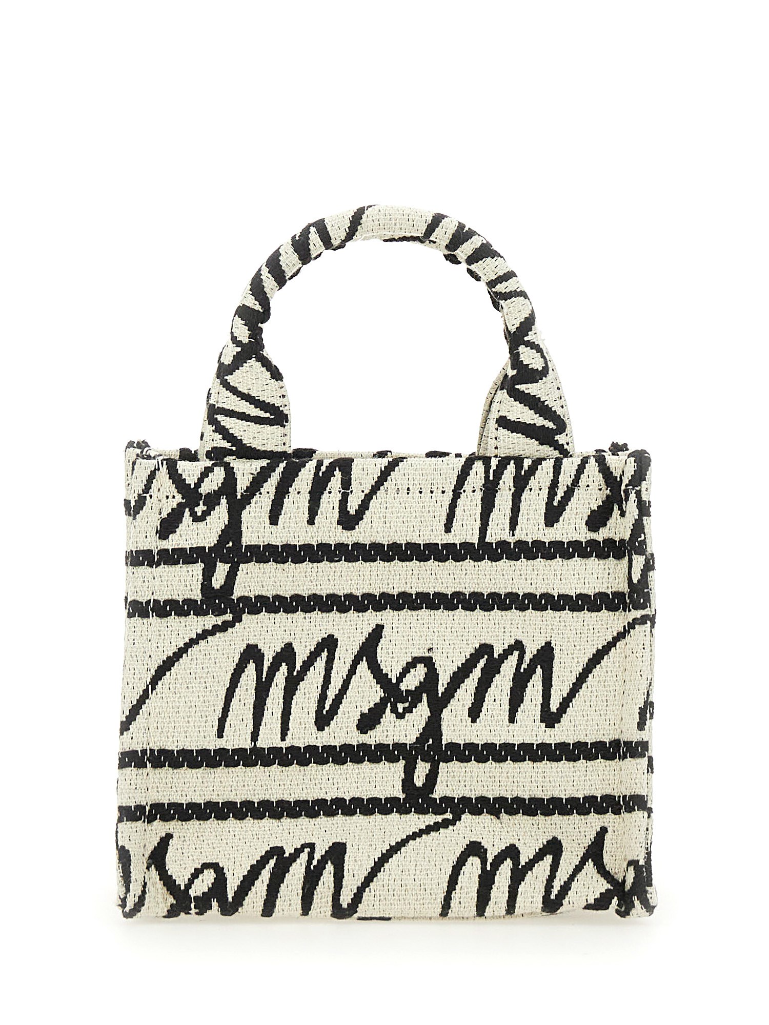 Msgm msgm mini canvas tote bag