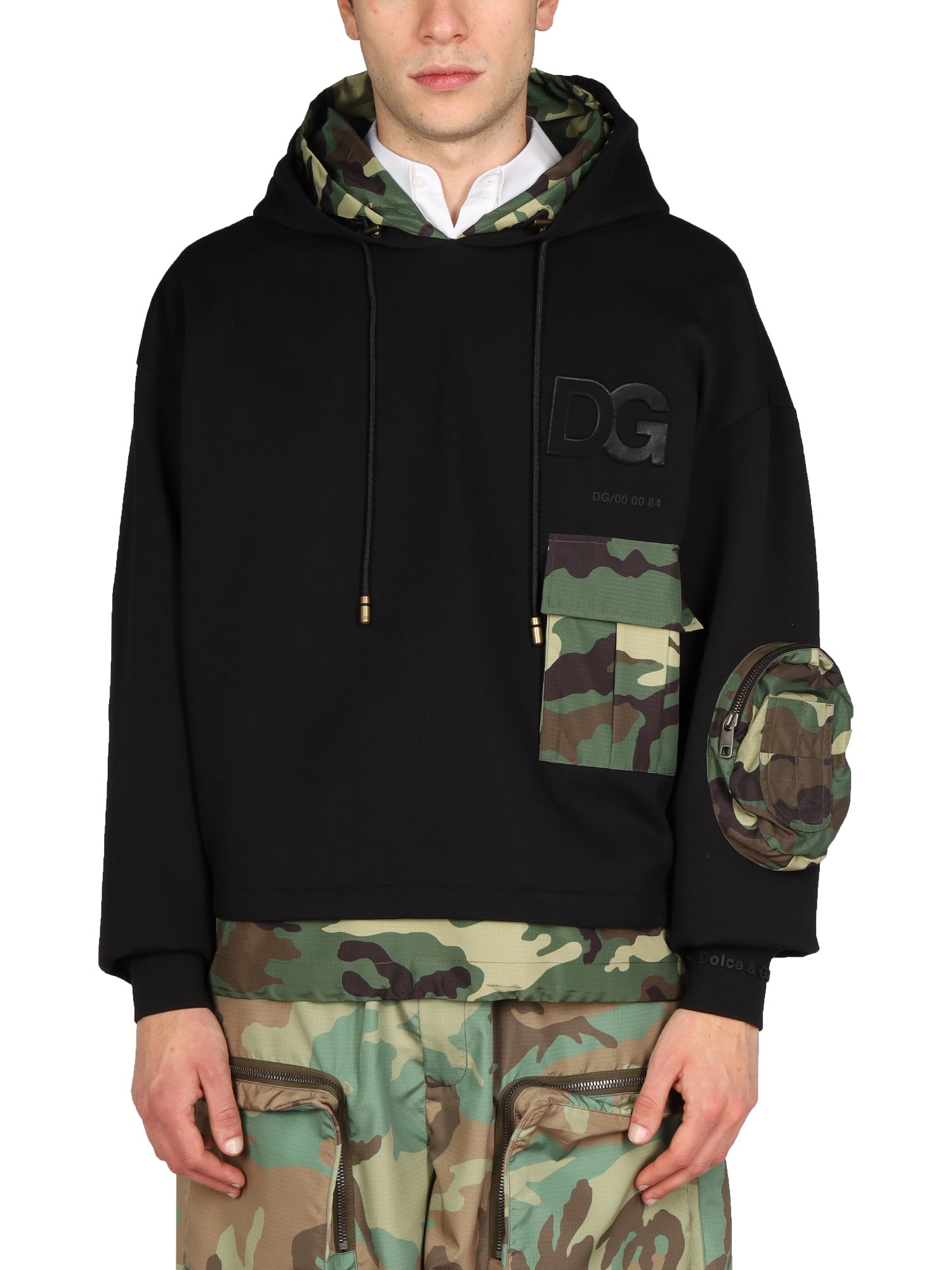 Dolce & Gabbana dolce & gabbana sweatshirt with camo details