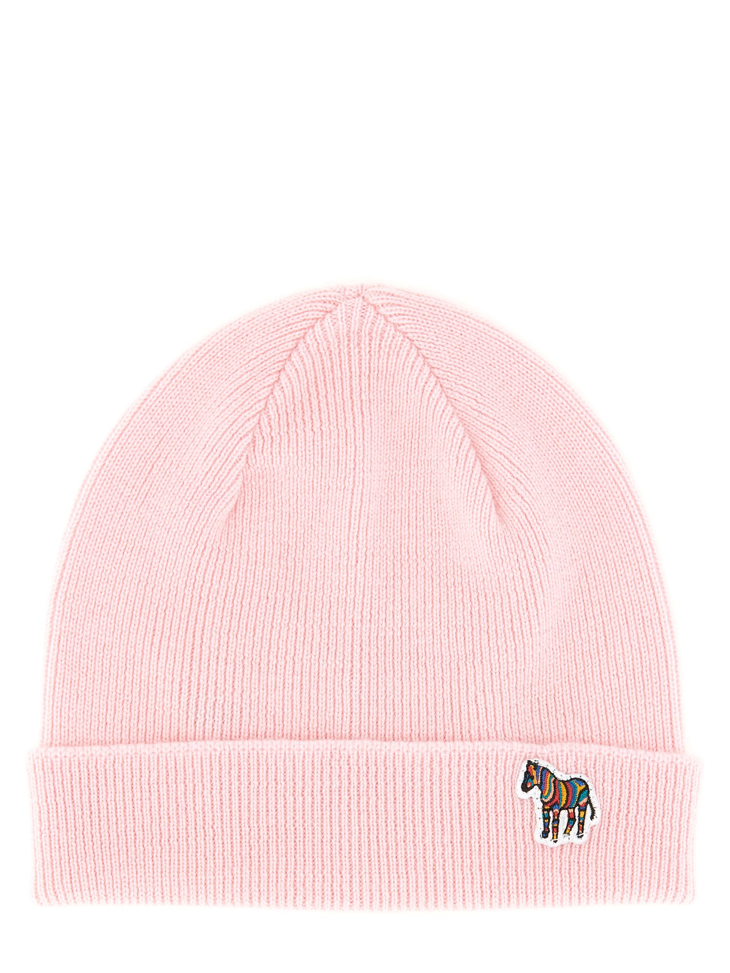 Paul Smith paul smith beanie hat with zebra patch