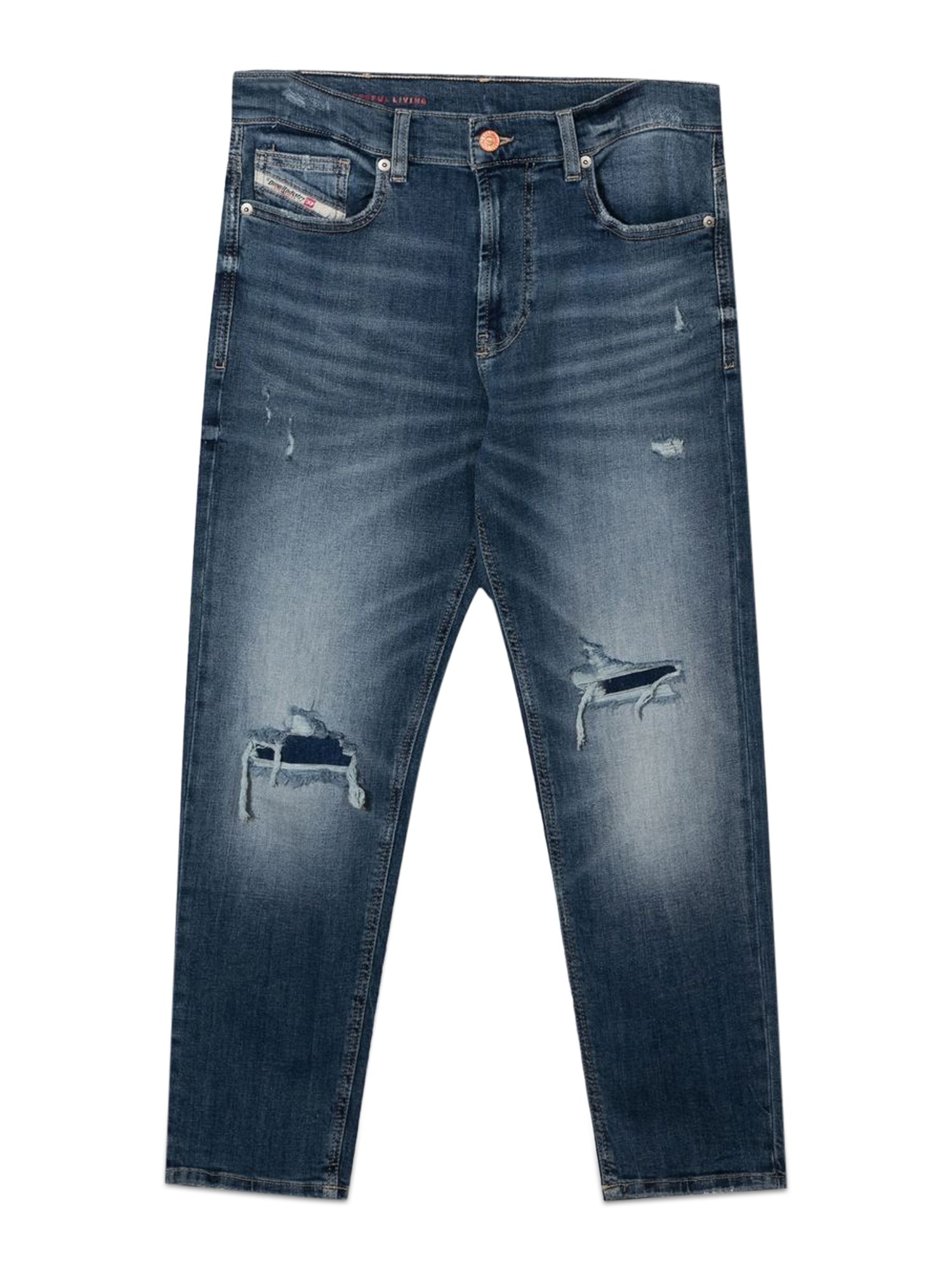 diesel kids diesel kids lucas jeans with patch breaks
