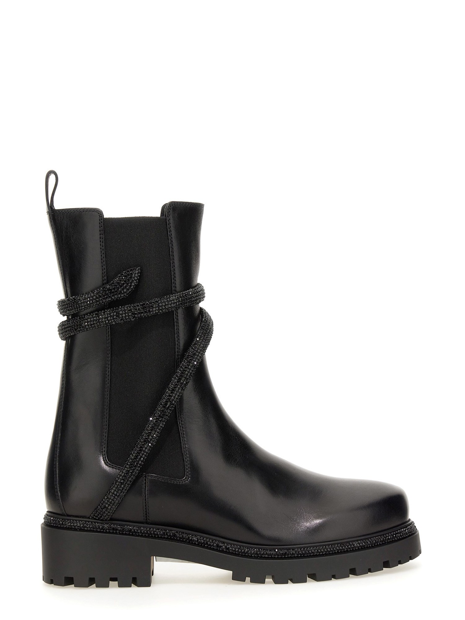 René Caovilla rene caovilla "cleo" combat biker boot