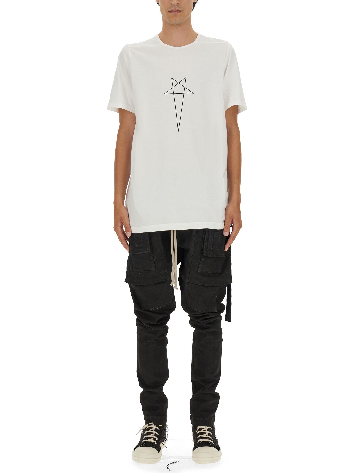 Rick Owens Drkshdw rick owens drkshdw t-shirt with logo