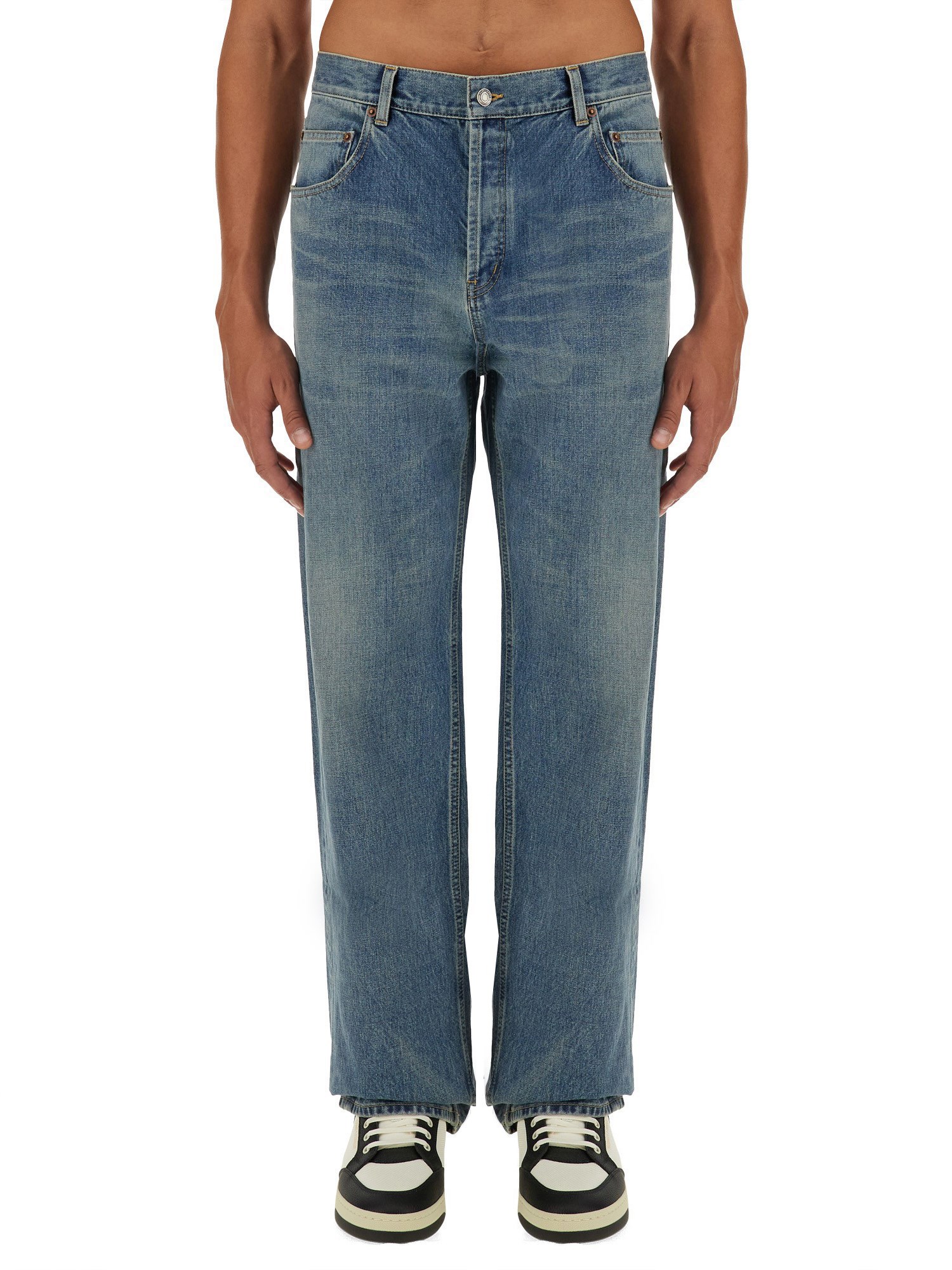 Saint Laurent saint laurent benjamin denim baggy jeans