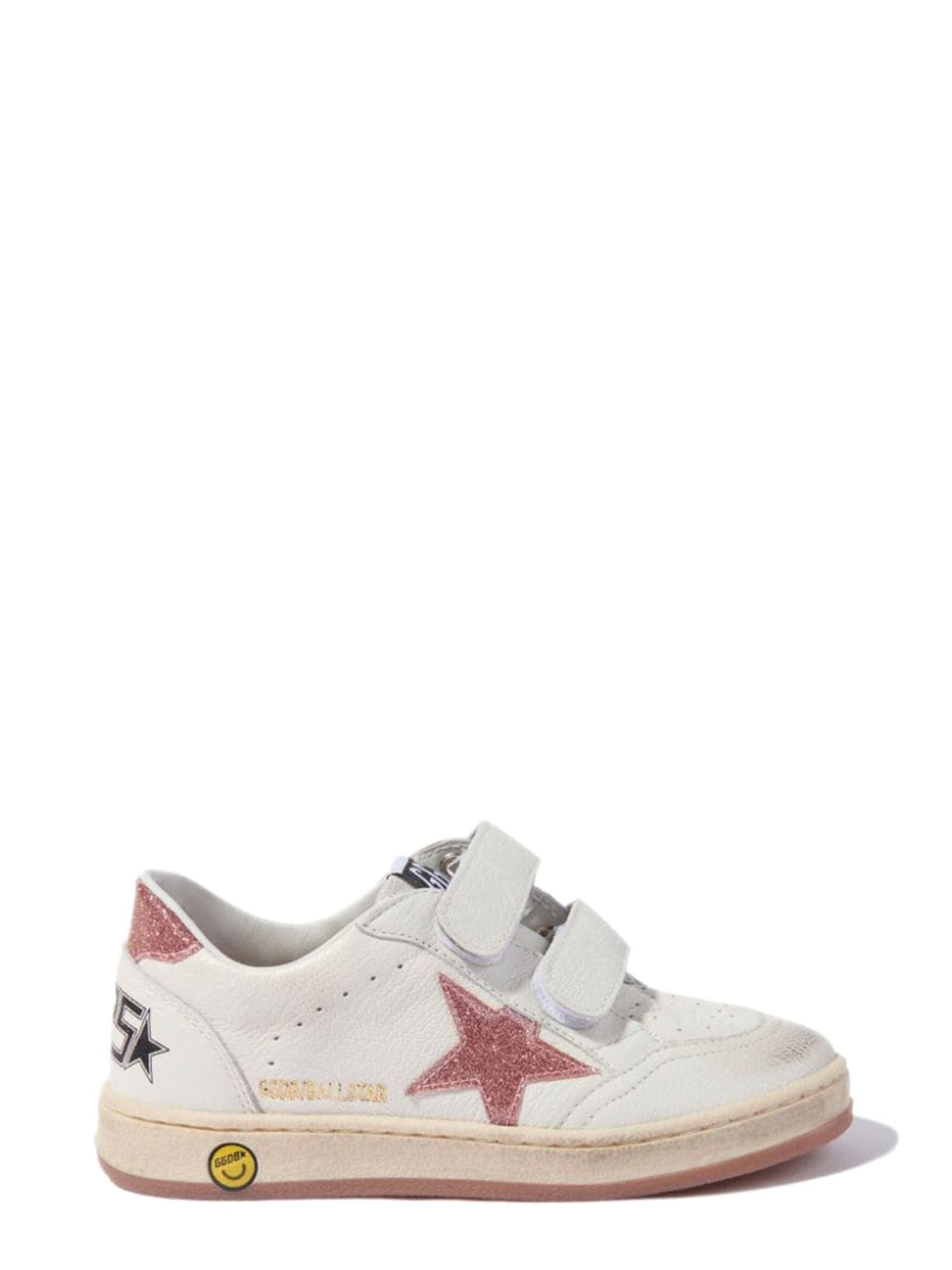 Golden Goose golden goose ballstar strap tassel upper and spur glitter star and heel