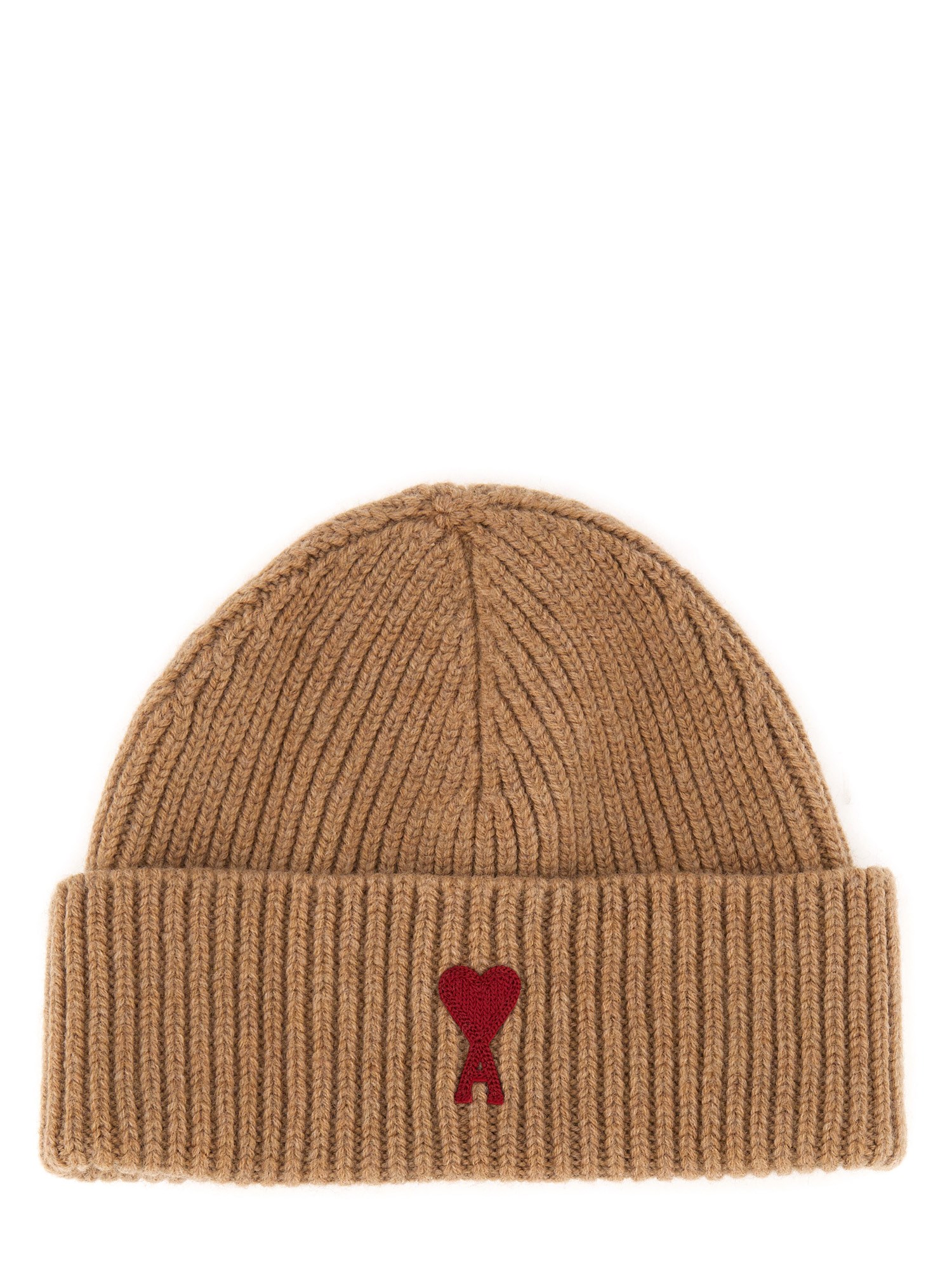 Ami Paris ami paris beanie hat with logo